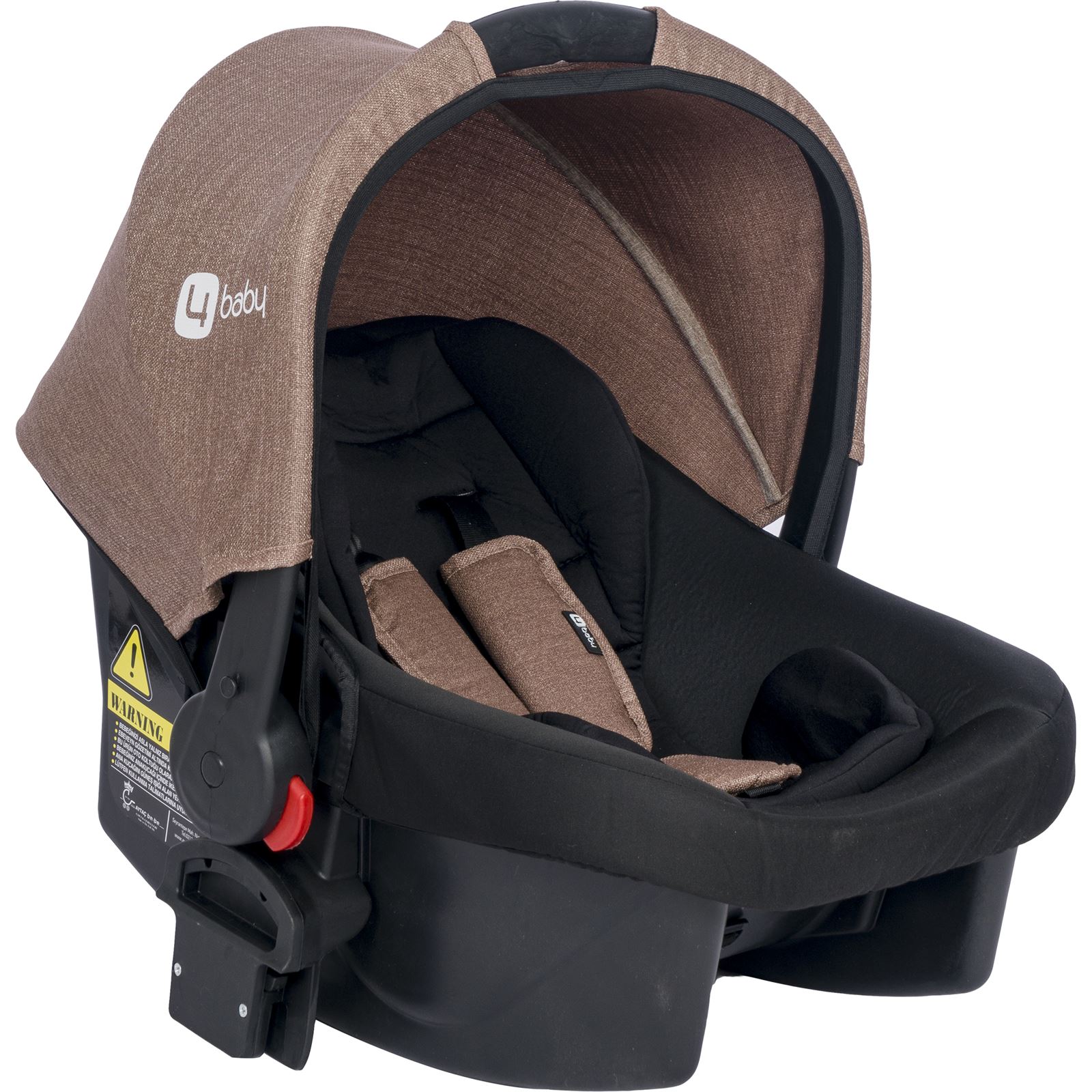 4 Baby Bagi Premium Bronz Travel Sistem Bebek Arabası Kahverengi