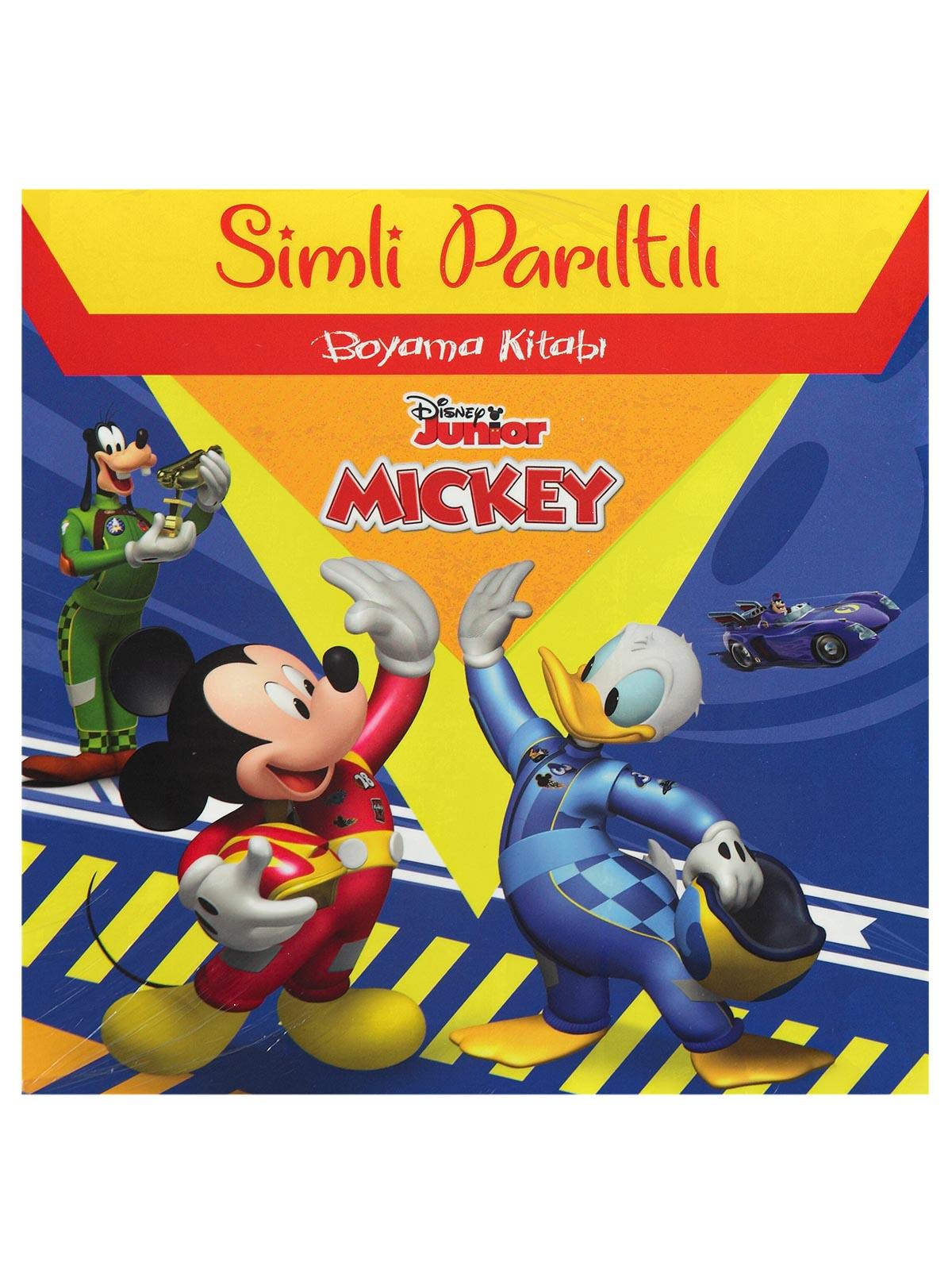 Mickey Ve Çılgın Yarışçılar Simli Parıltılı Boyama Kitabı