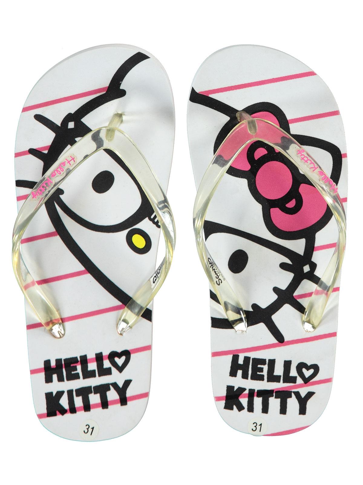 Hello Kitty Kız Çocuk Terlik 31-35 Numara  Beyaz