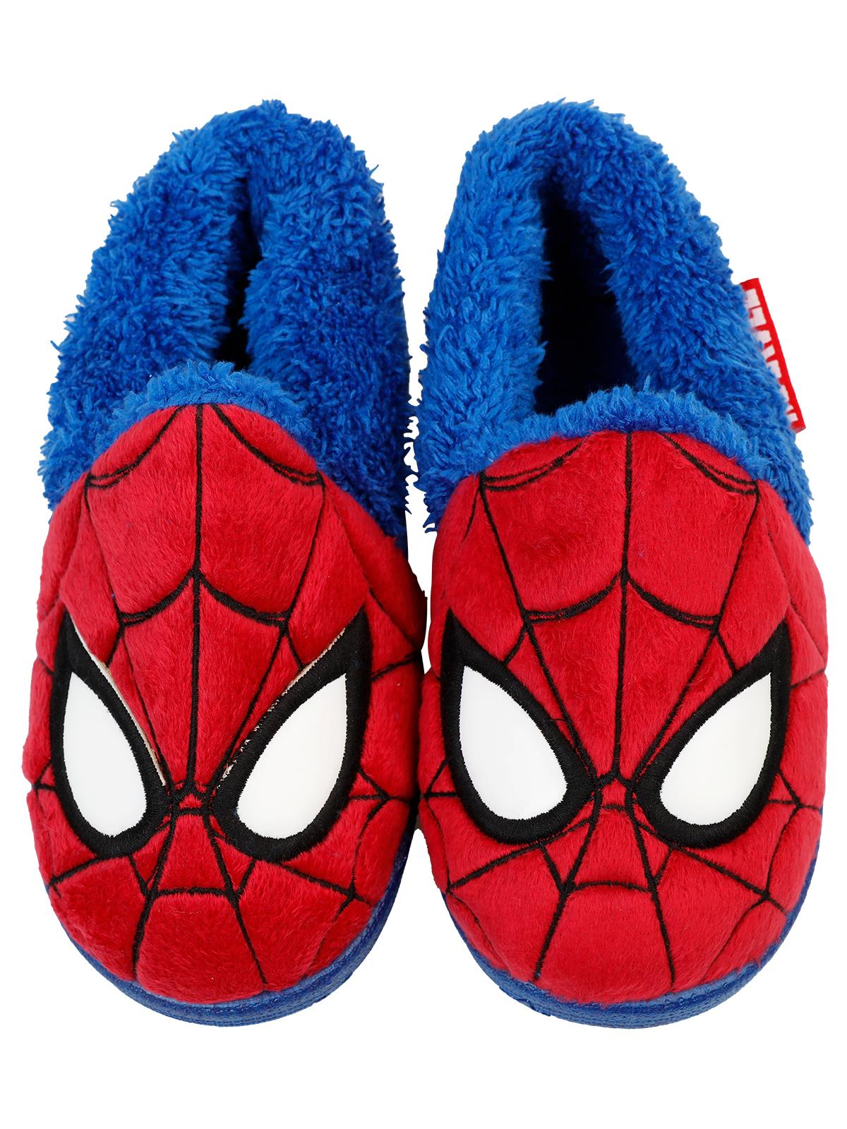 Spiderman Erkek Çocuk Panduf 25-29 Numara Saks Mavi