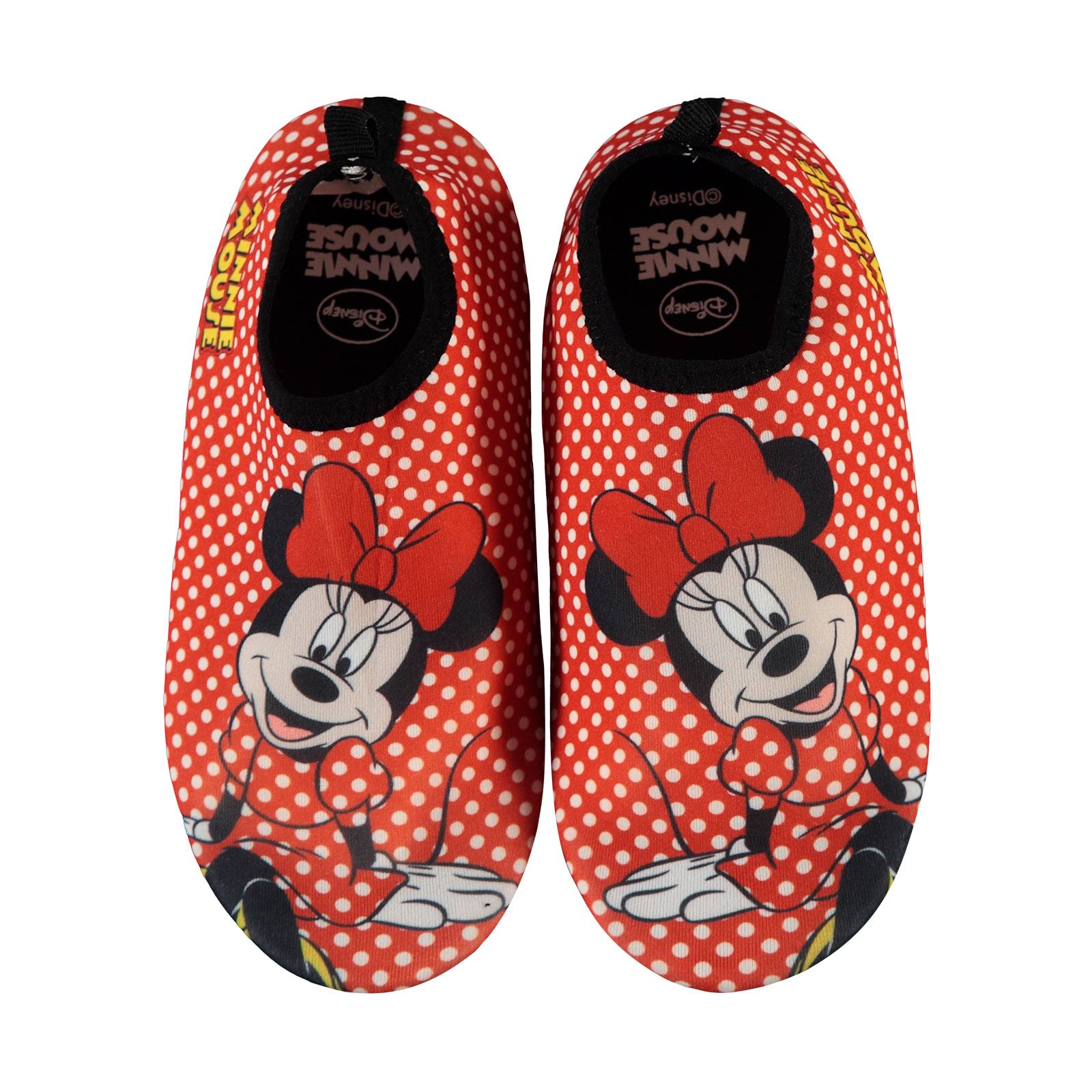 Minnie Mouse Kız Çocuk Deniz ve Havuz Patiği 24-34 Numara  Kırmızı