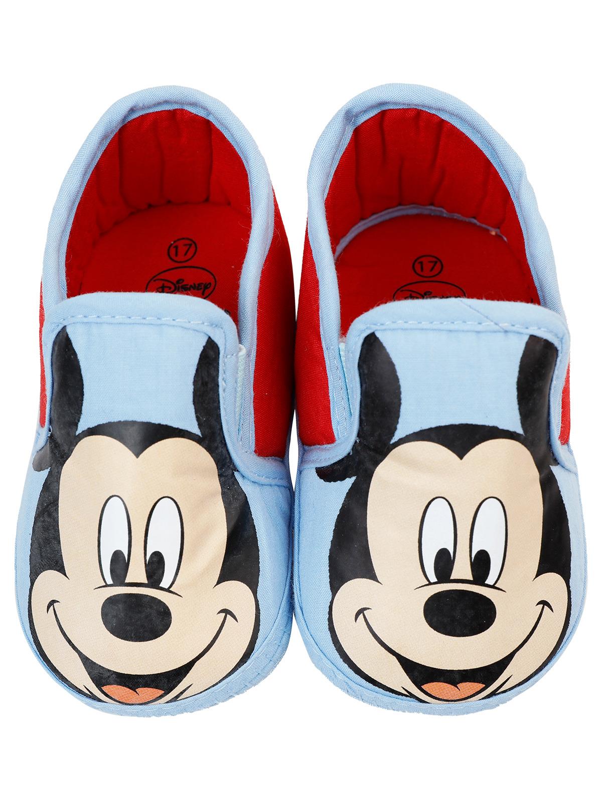 Mickey Mouse Erkek Bebek Patik 17-19 Numara Mavi