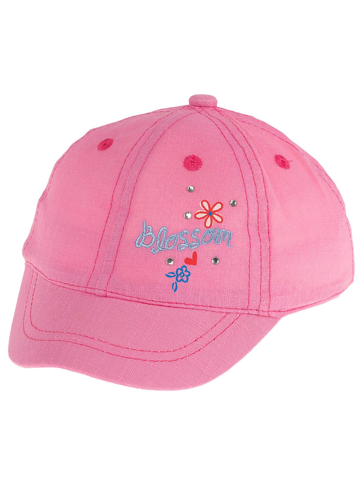 Kitti Kız Bebek Kep Şapka 0-18 Ay Fuşya