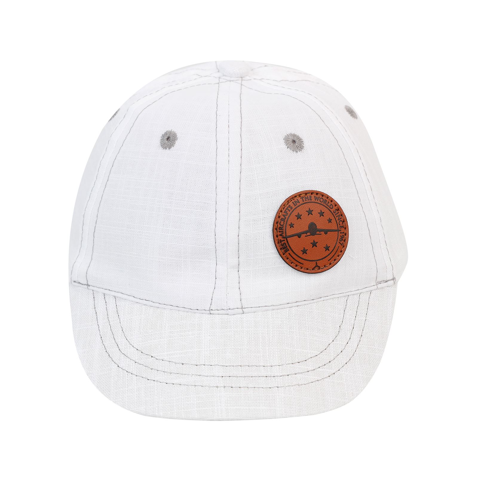 Kitti Erkek Çocuk Kep Şapka 1-4 Yaş Beyaz