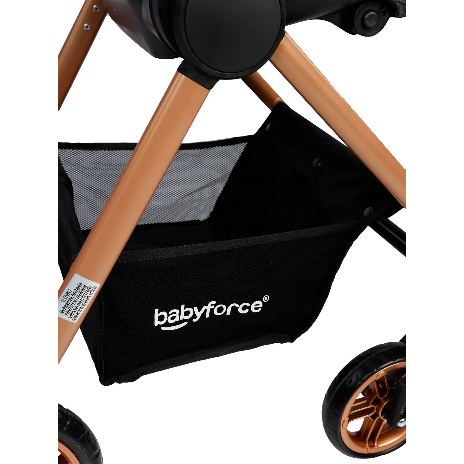 Baby Force Fora Travel Sistem Bebek Arabası Antrasit