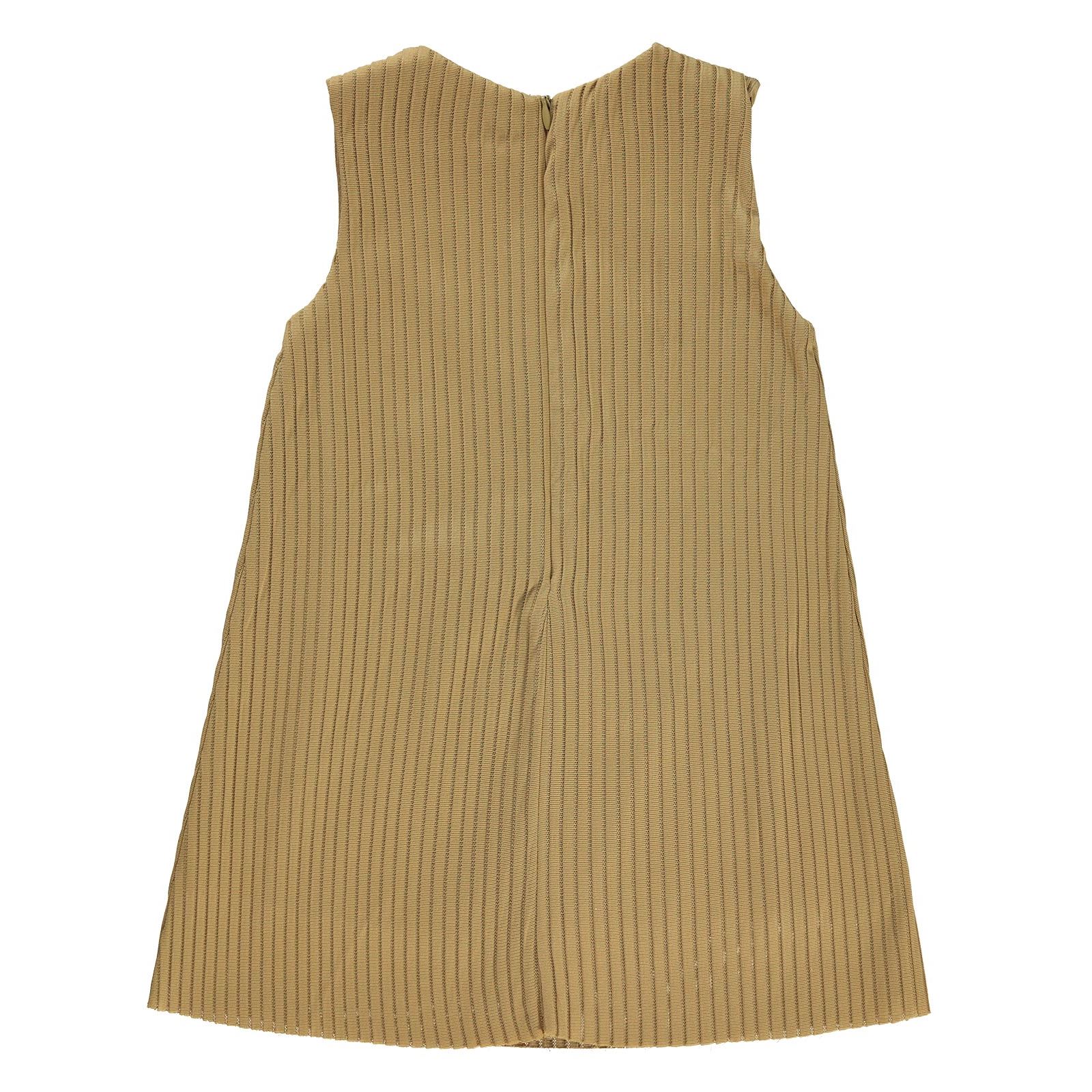 Wecan Kız Çocuk Çantalı Elbise 2-5 Yaş Kahverengi