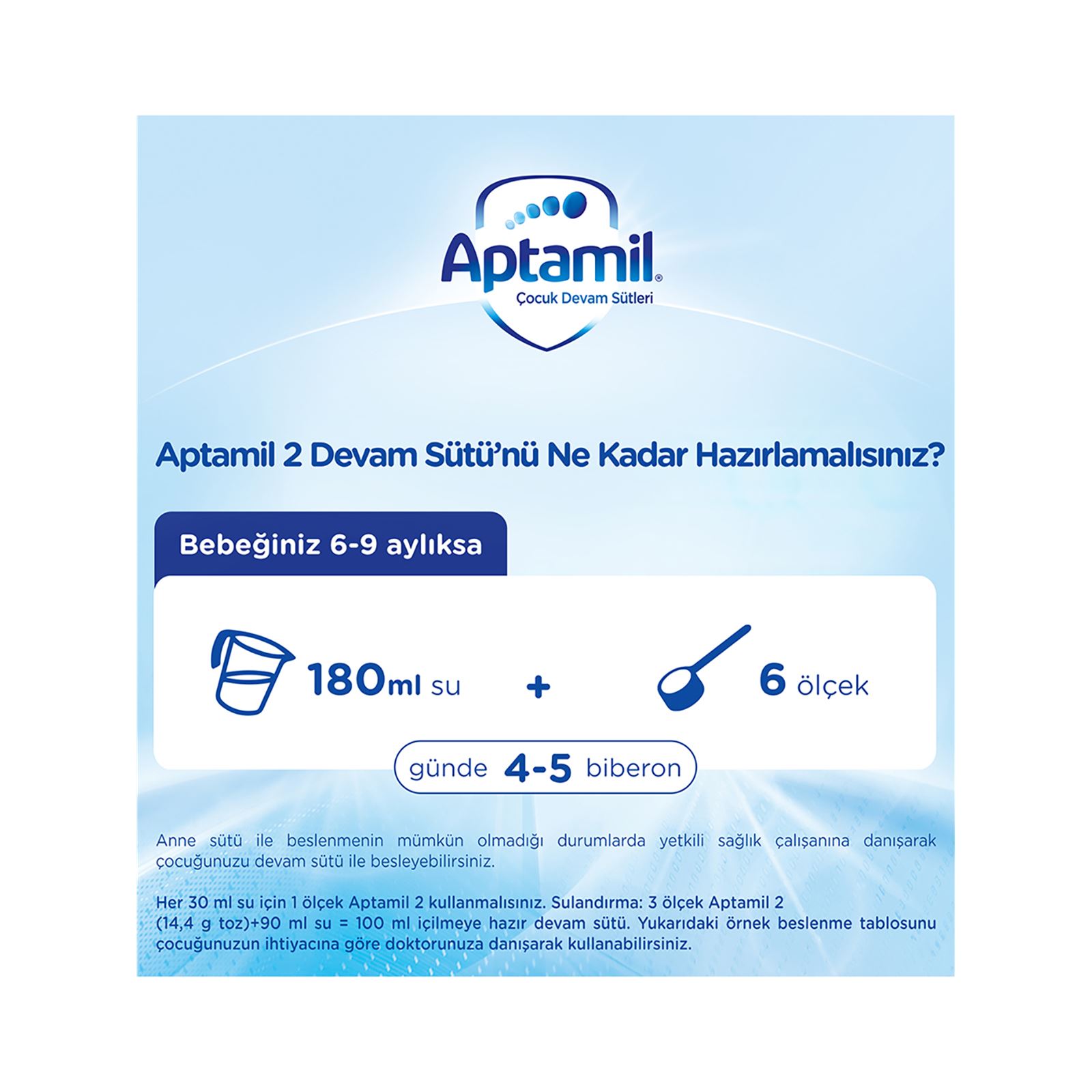 Aptamil 2 Devam Sütü 3x1200 gr