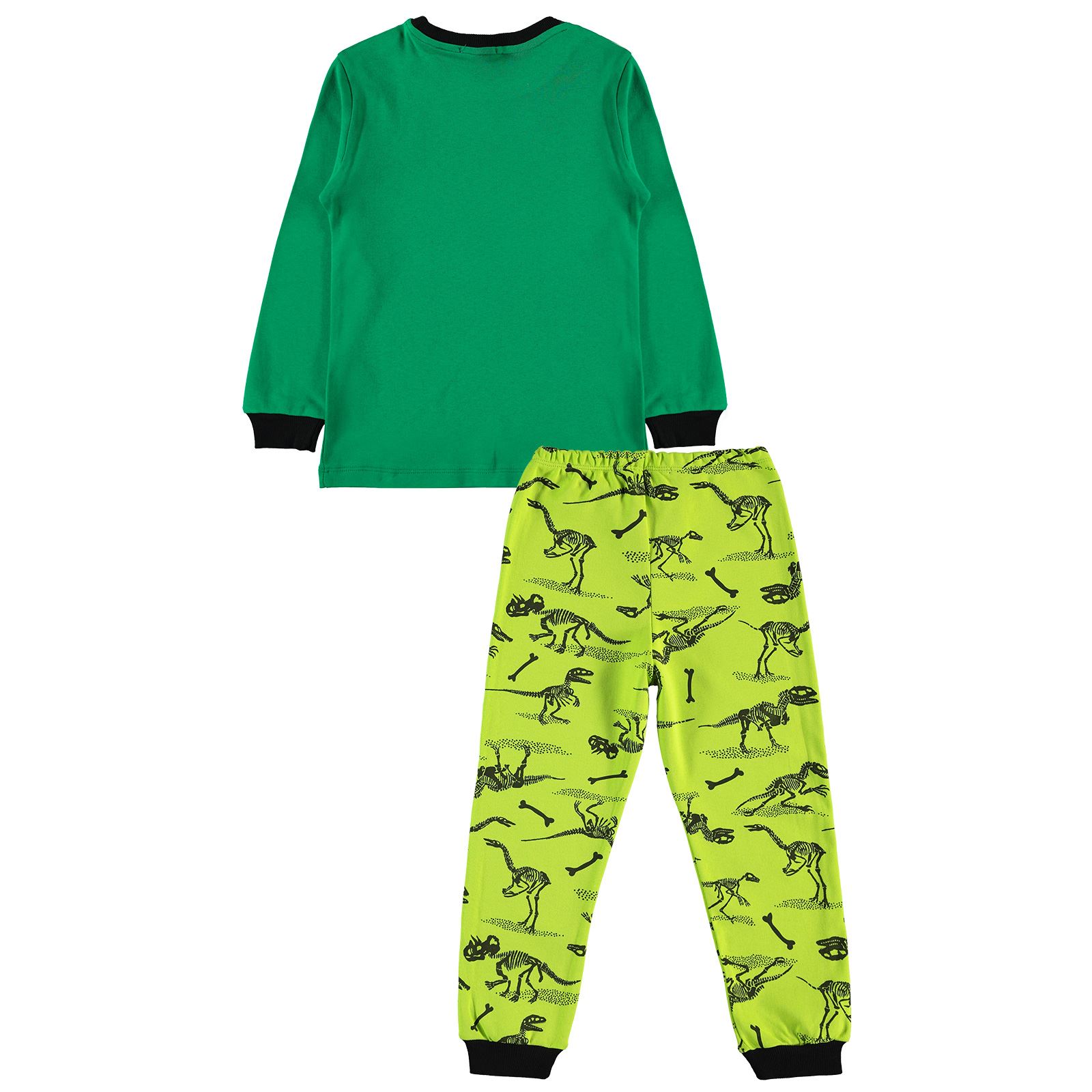 Civil Boys Erkek Çocuk Pijama Takımı 6-9 Yaş Yeşil