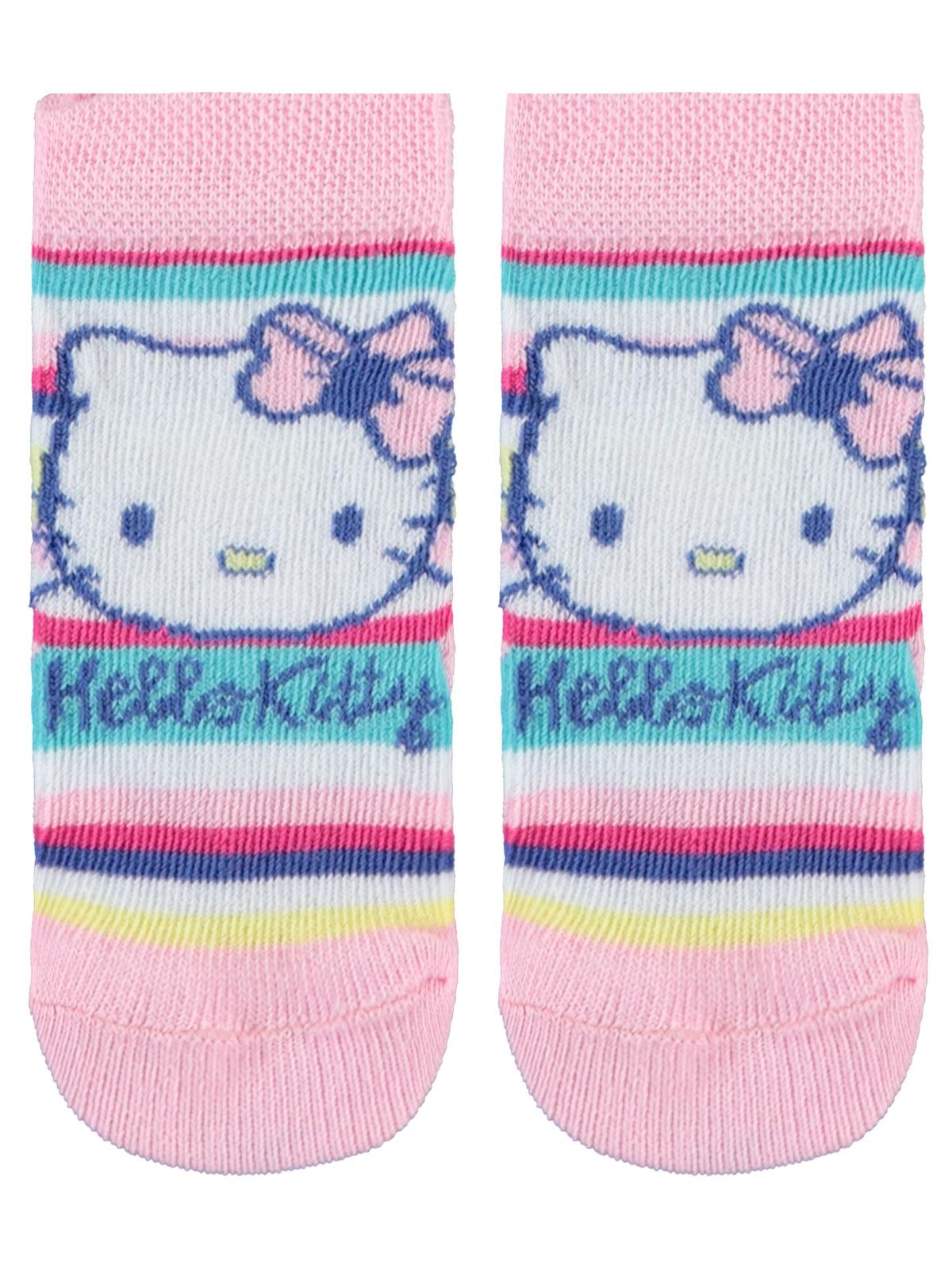 Hello Kitty Kız Bebek Çorap 0-3 Yaş Pembe