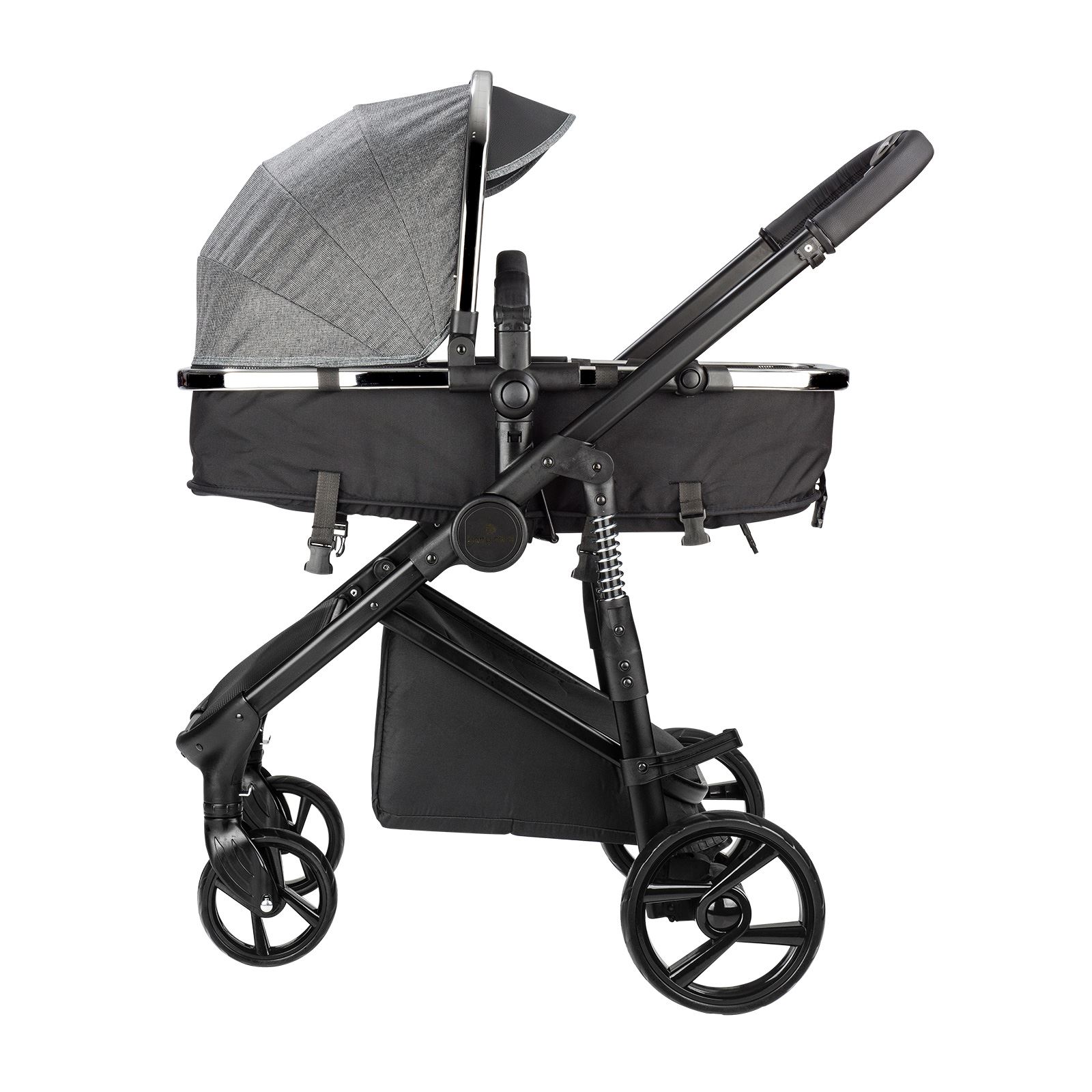 BC410 BabyCare Elantra Chrome Travel Puset Sistem Bebek Arabası Gri