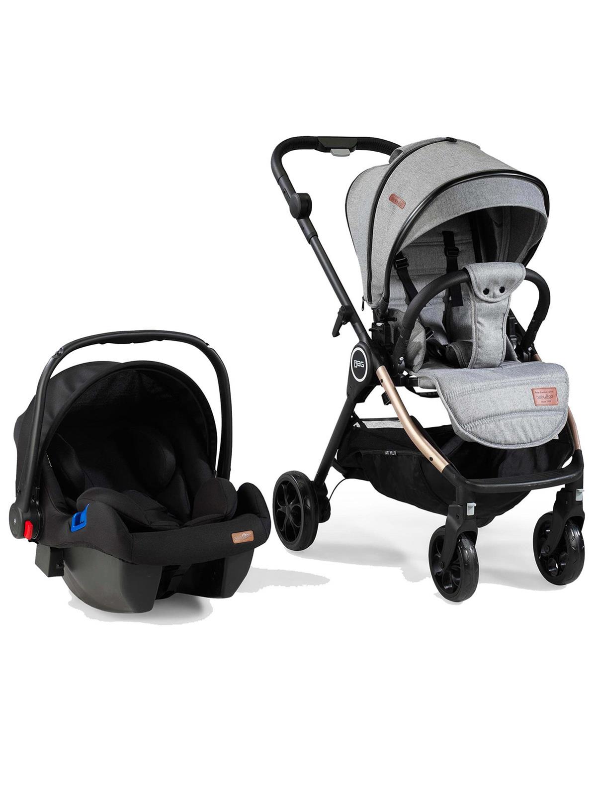 Baby2Go Mc Plus Travel Sistem Bebek Arabası Gri