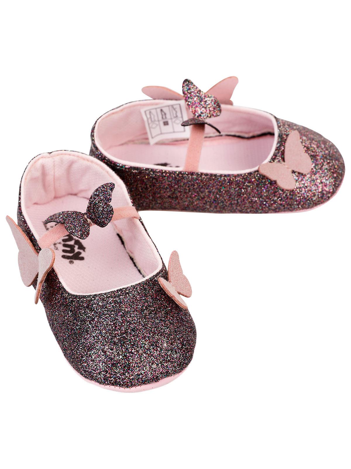 Funny Baby Kız Patik Ayakkabı 17-19 Numara Bordo