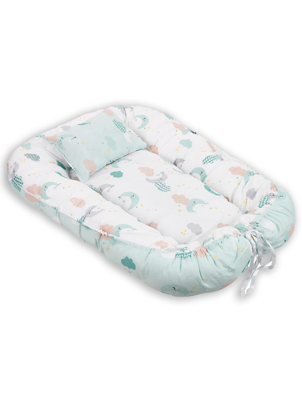 Kujju Babynest Bebek Uyku Yatağı 45x70 cm Mint Yeşili