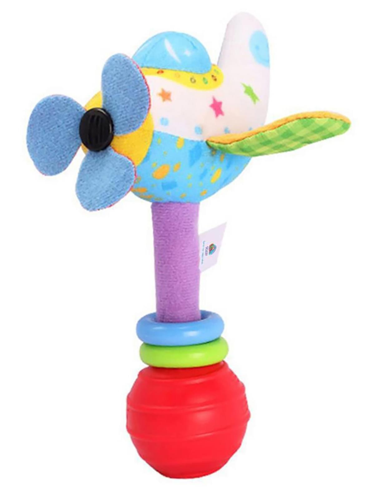 Sozzy Toys Uçak El Çıngırağı Karışık Renkli
