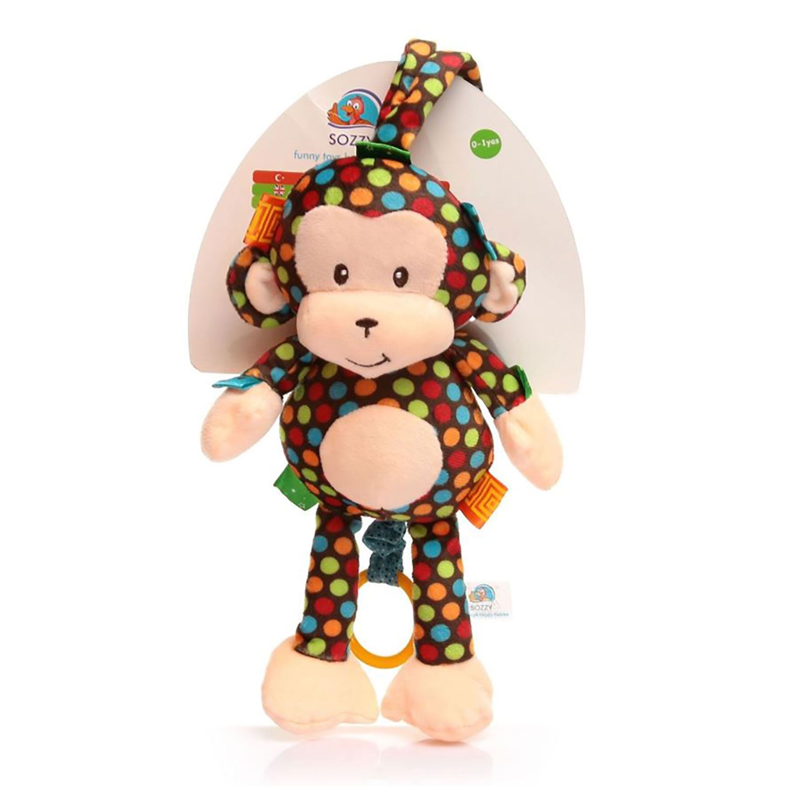 Sozzy Toys Müzikli Renkli Maymunum