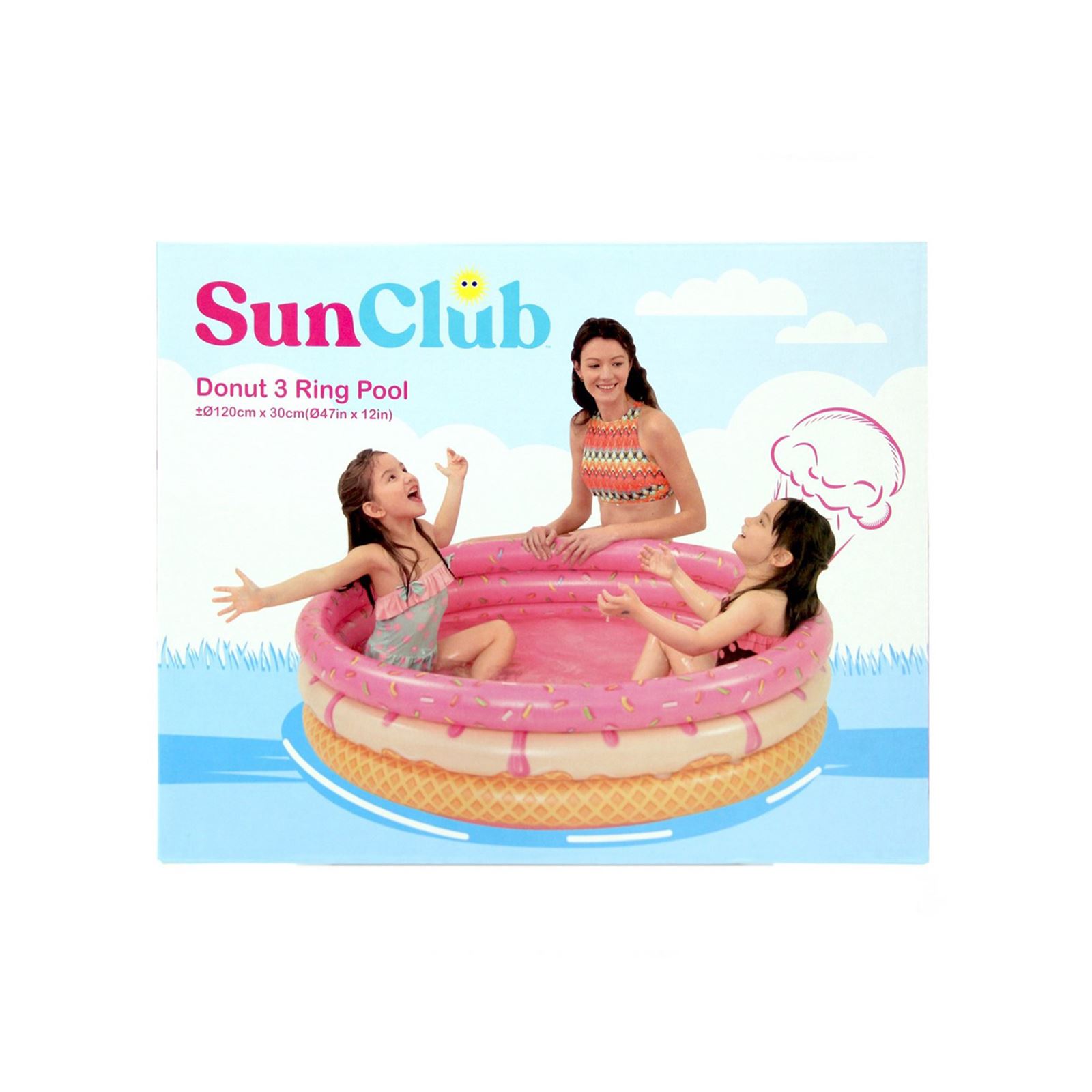 SunClub 3 Boğumlu Donut Havuz 120x30 cm