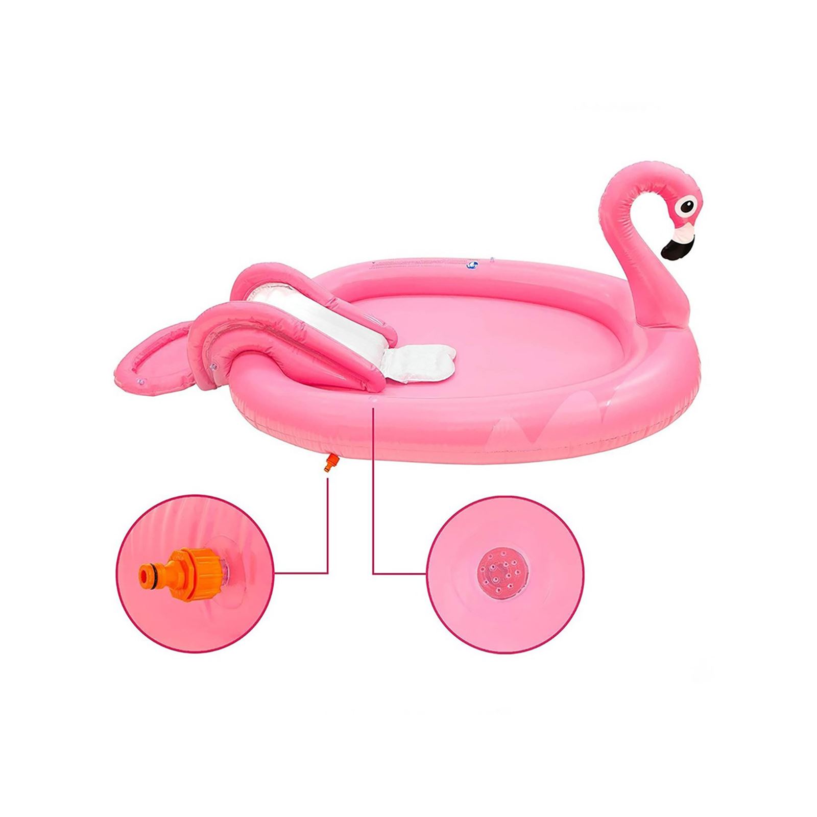 SunClub Flamingo Oyun Havuzu 213x123x78 cm