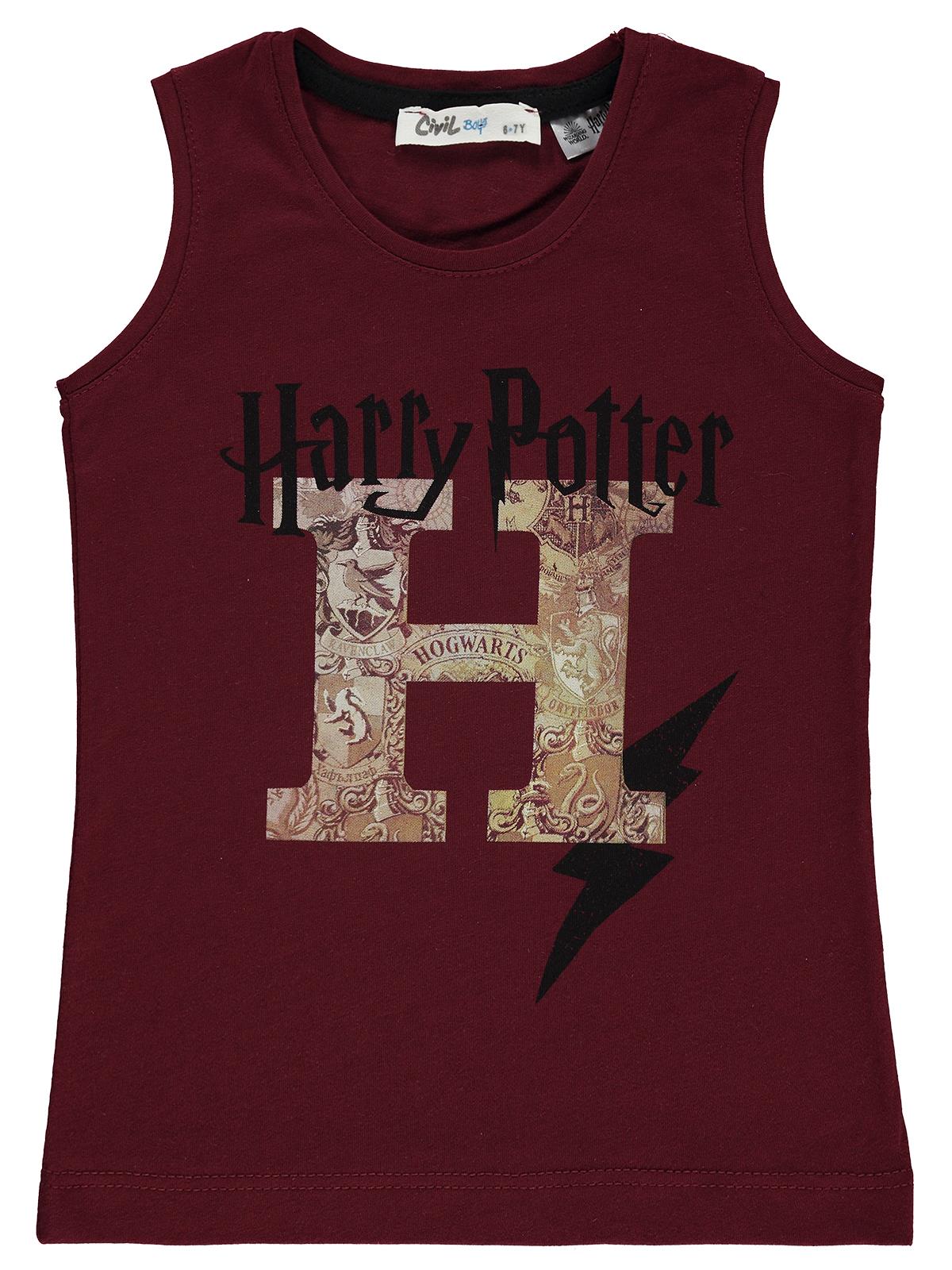 Harry Potter Erkek Çocuk Tişört 6-9 Yaş Bordo