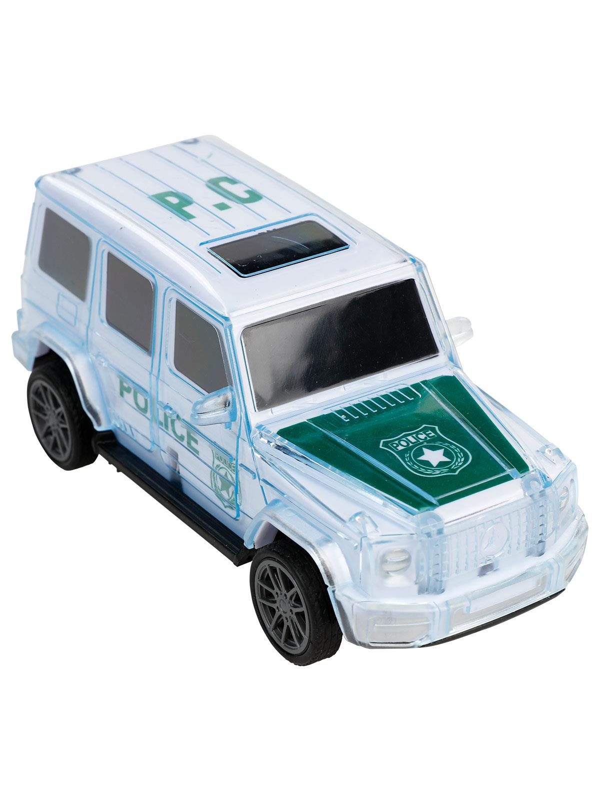 Can Oyuncak Sürtmeli Pilli Polis Arabası Yeşil