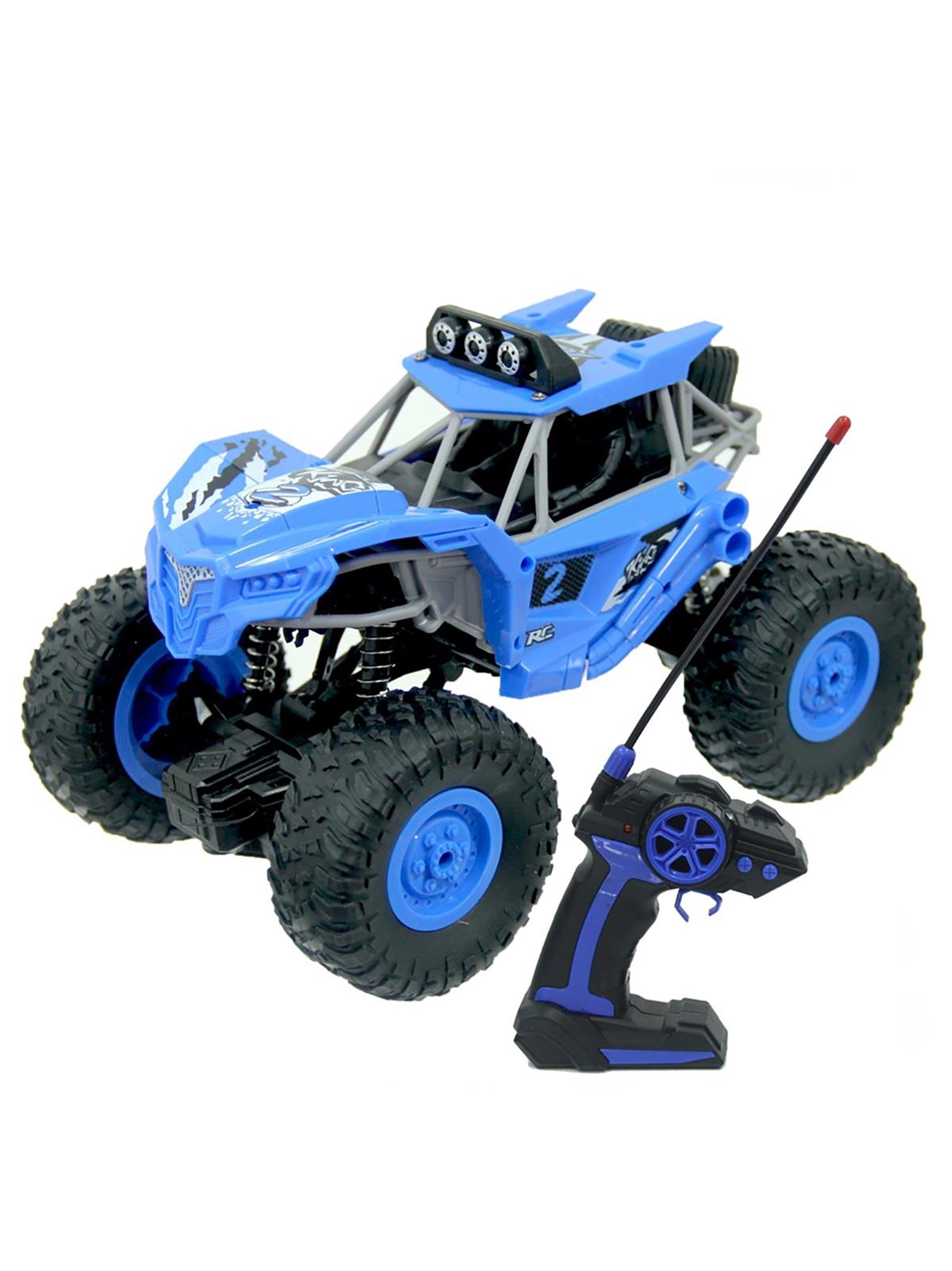 Can Oyuncak Uzaktan Kumandalı Şarjlı 4x4 Jeep Mavi