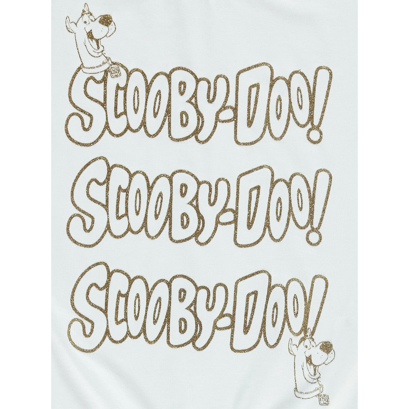 Scooby Doo Kız Çocuk Tişört 10-13 Yaş Beyaz