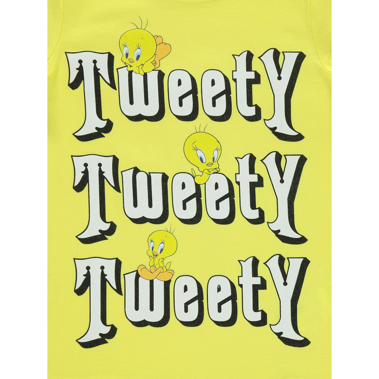Tweety Kız Çocuk Tişört 6-9 Yaş Sarı