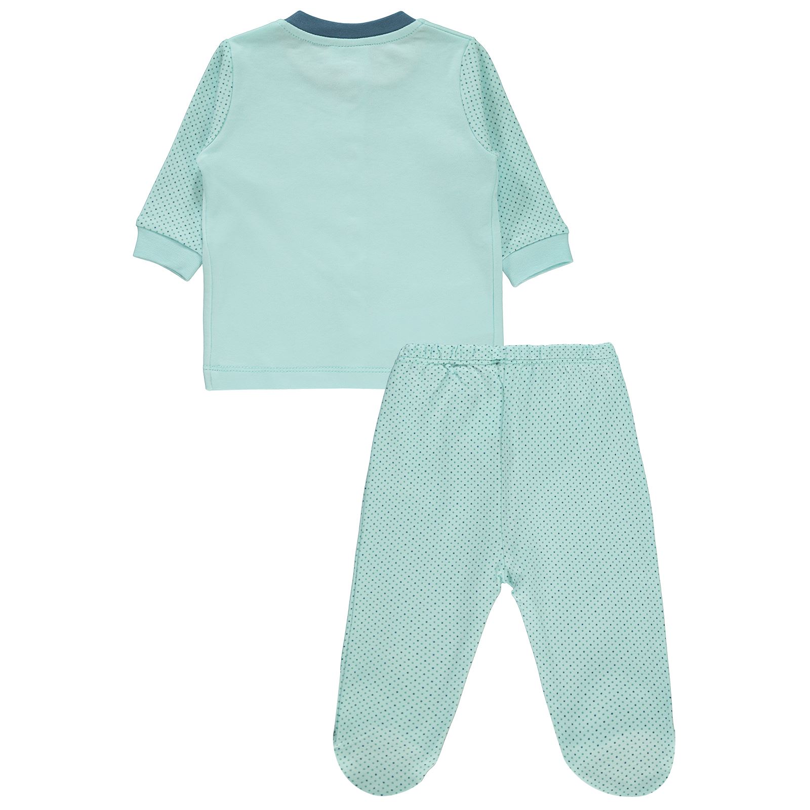 Bugs Bunny Kız Bebek Pijama Takımı 0-9 Ay Mint Yeşili