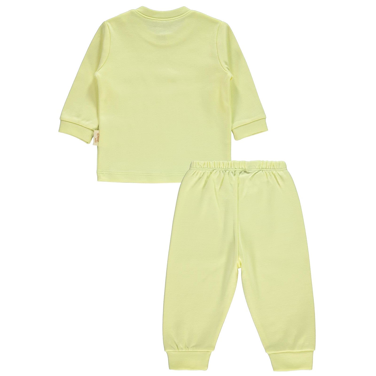 Civil Baby Organik Pijama Takımı 3-12 Ay Sarı