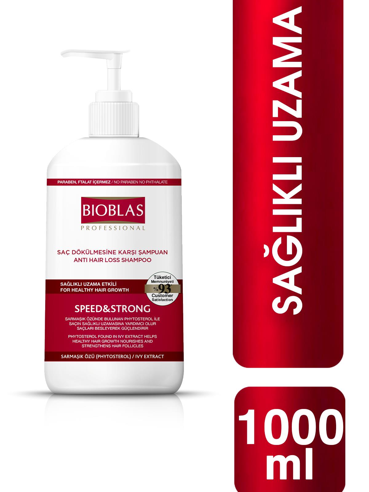 Bioblas Speed Strong Sağlıklı Uzama Etkili Şampuan 1000 ml