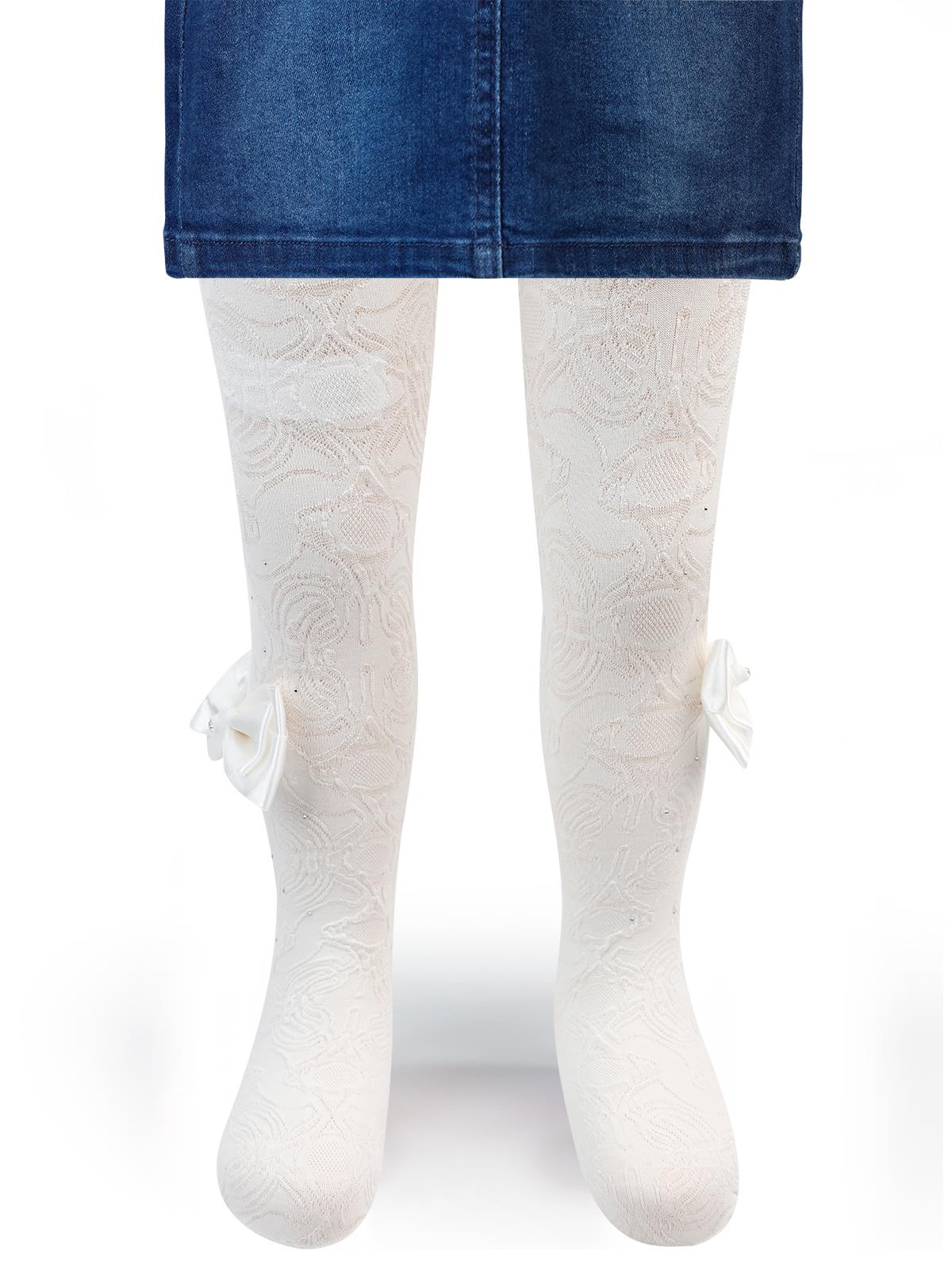Artı Kız Çocuk  Külotlu Çorap 1-11 Yaş Ekru