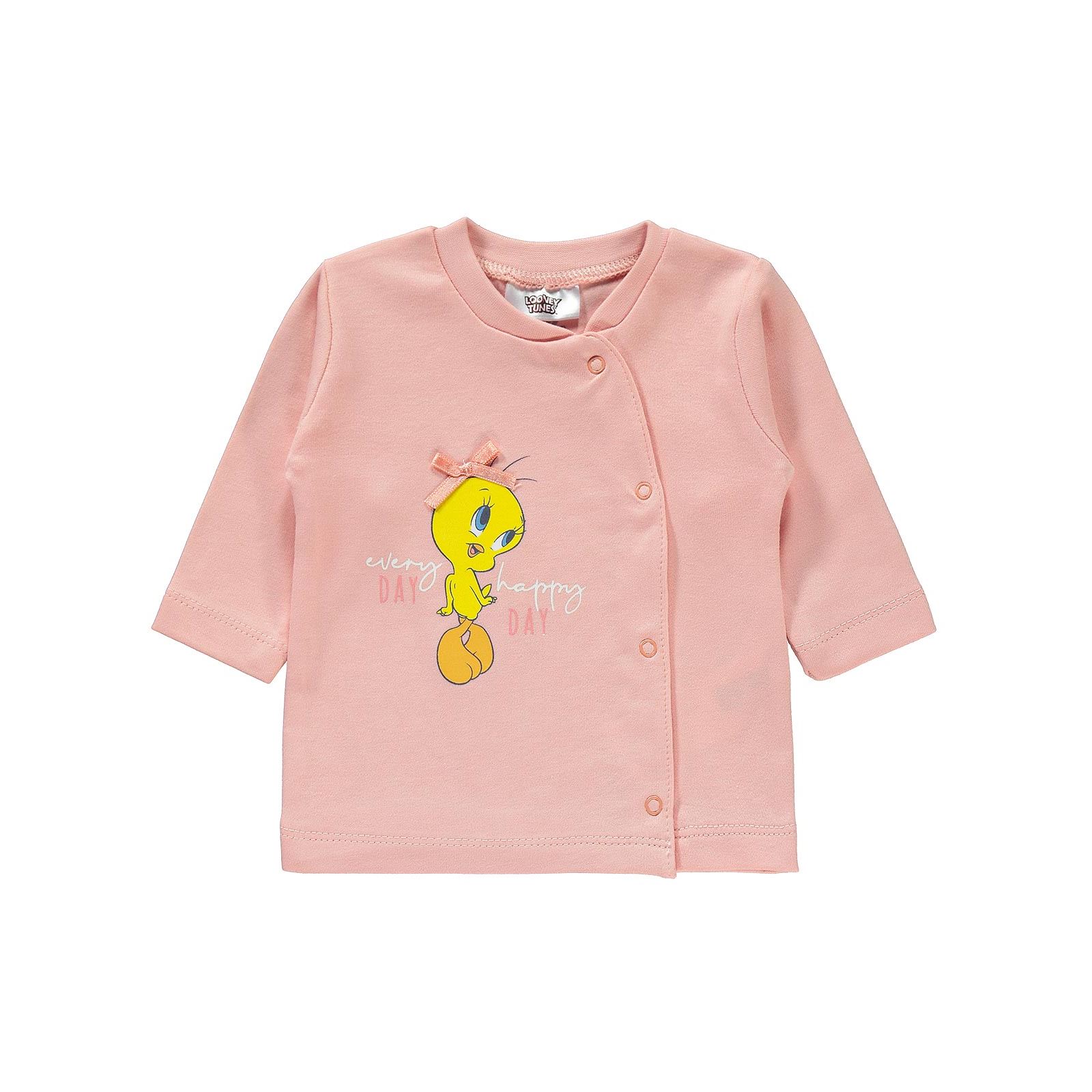 Tweety Kız Bebek Pijama Takımı 0-9 Ay Pembe