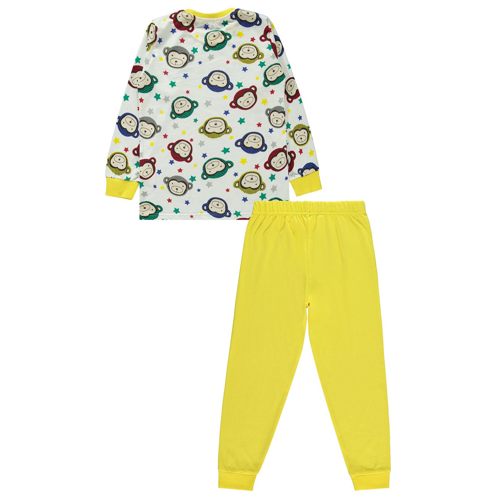 Civil Boys Erkek Çocuk Pijama Takımı 6-9 Yaş Sarı