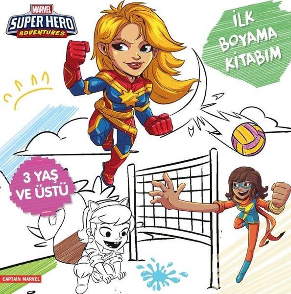 Marvel Süper Hero Captain Marvel İlk Boyama Kitabım