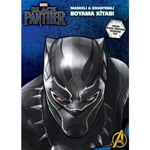 Marvel Black Panther Maskeli Ve Çıkartmalı Boyama Kitabı