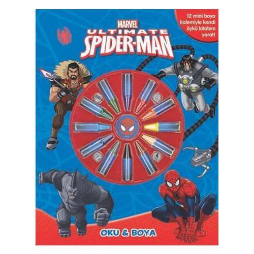 Marvel Ultimate Spider- Man Oku & Boya(Boya Kalemli)