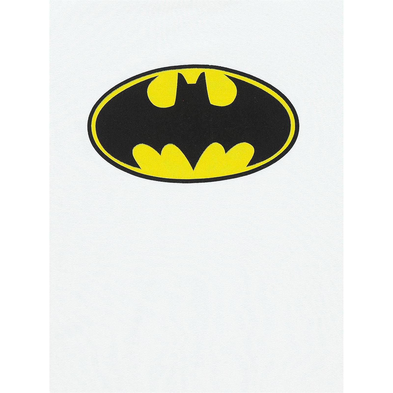 Batman Erkek Çocuk Tişört 2-5 Yaş Beyaz