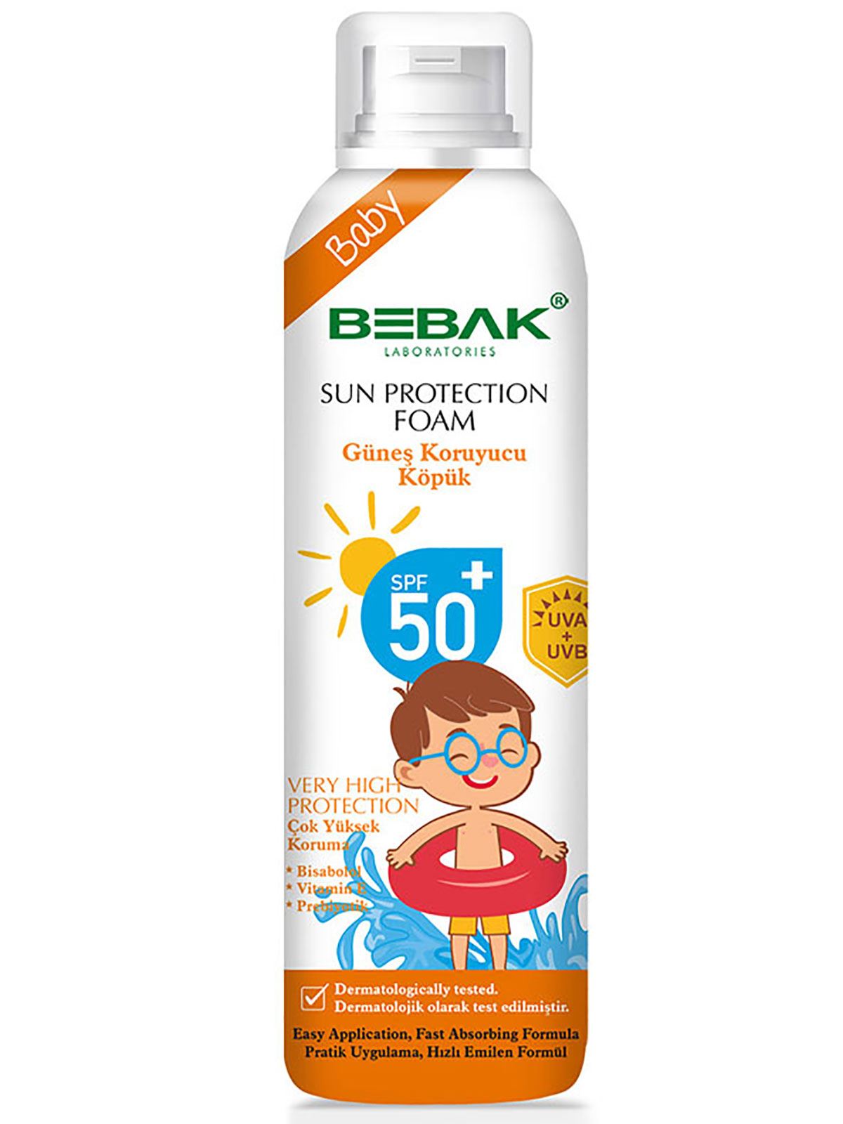 Bebak Güneş Köpüğü +50 SPF 150 ml