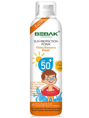 Bebak Güneş Köpüğü +50 SPF 150 ml 