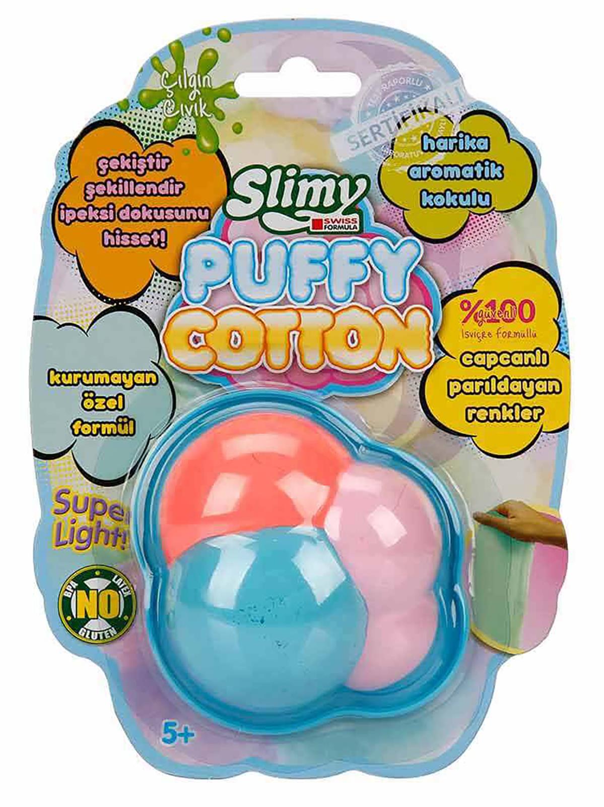 Slimy Puffy Coton Kokulu Slime 16 gr Mavi