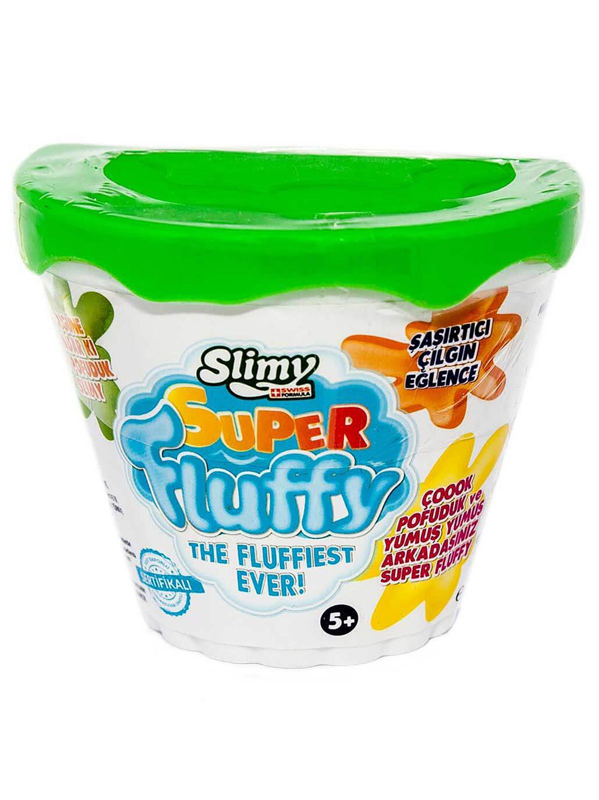 Slimy Fluffy Süper Pofuduk Slime Yeşil