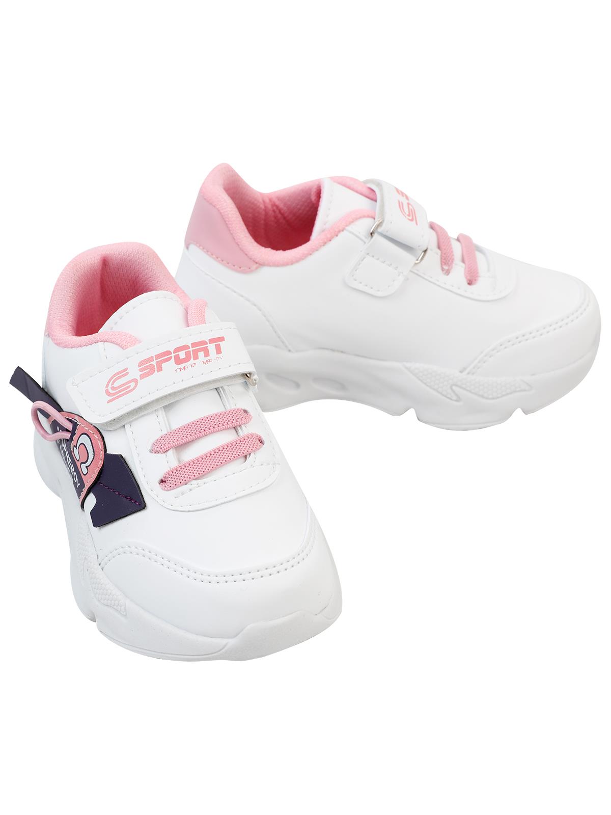 Sport Kız Çocuk Spor Ayakkabı 26-30 Numara Beyaz