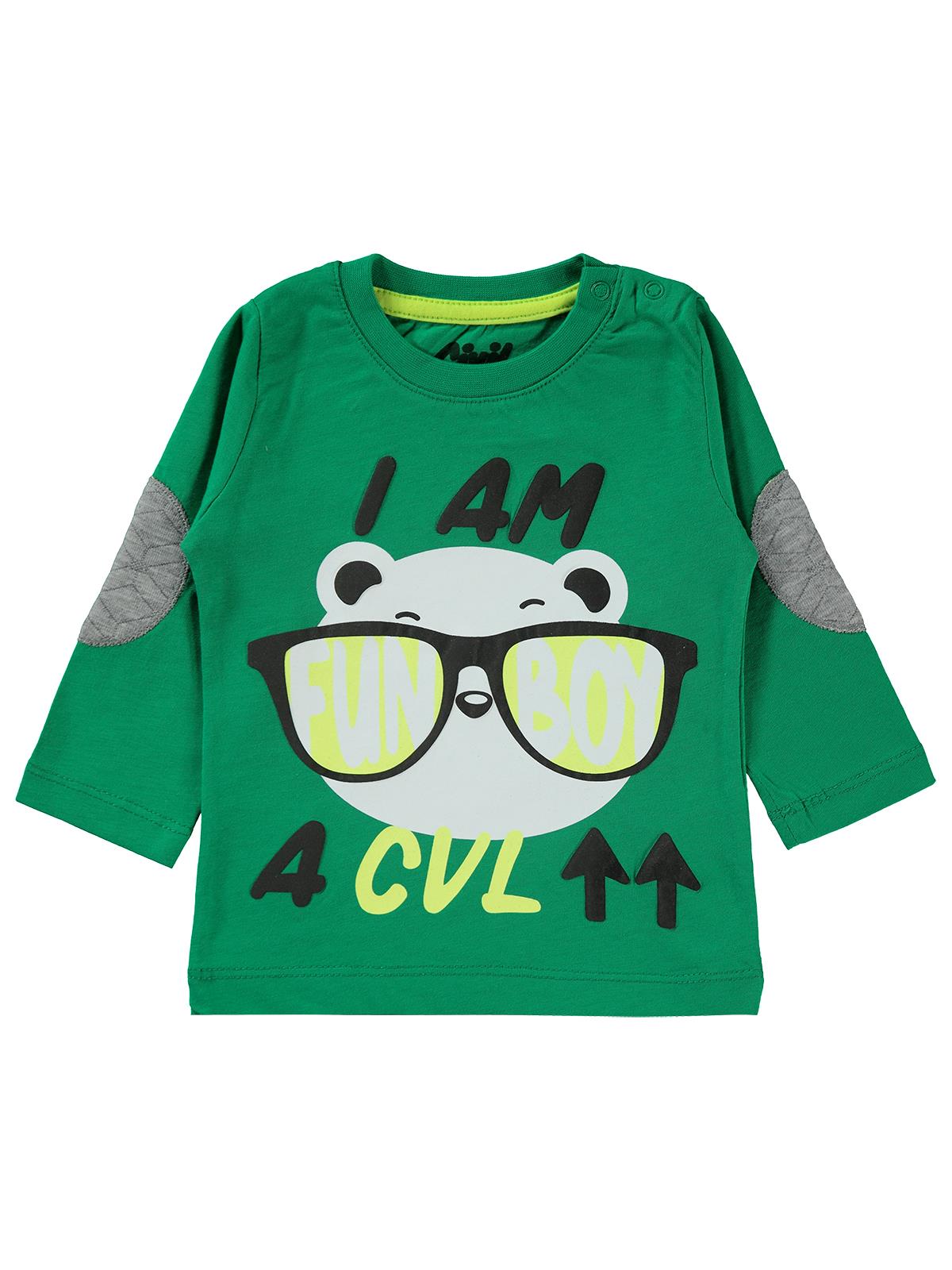 Civil Baby Erkek Bebek Sweatshirt 6-18 Ay Yeşil