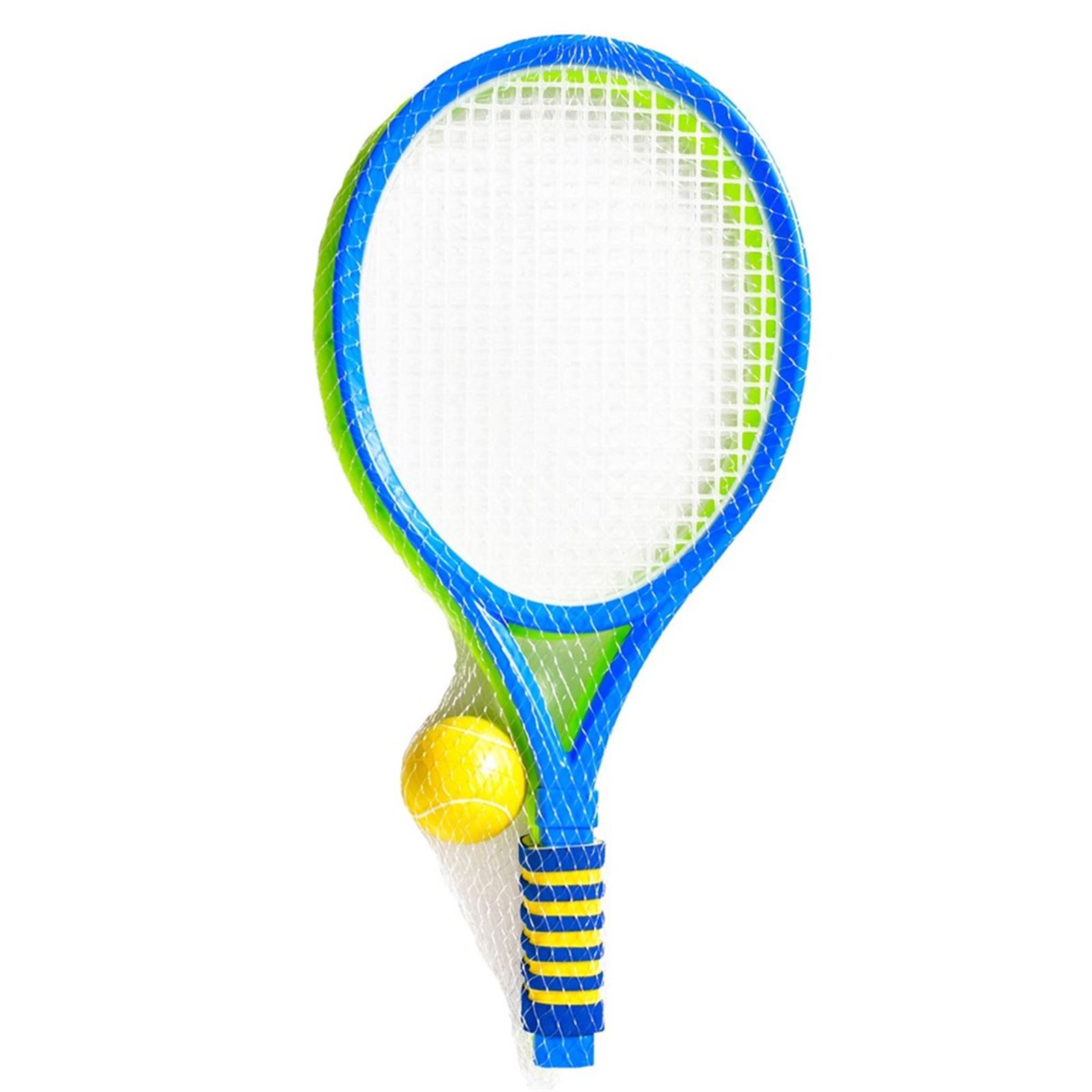 Tenis Raketi Seti Mavi-Yeşil 