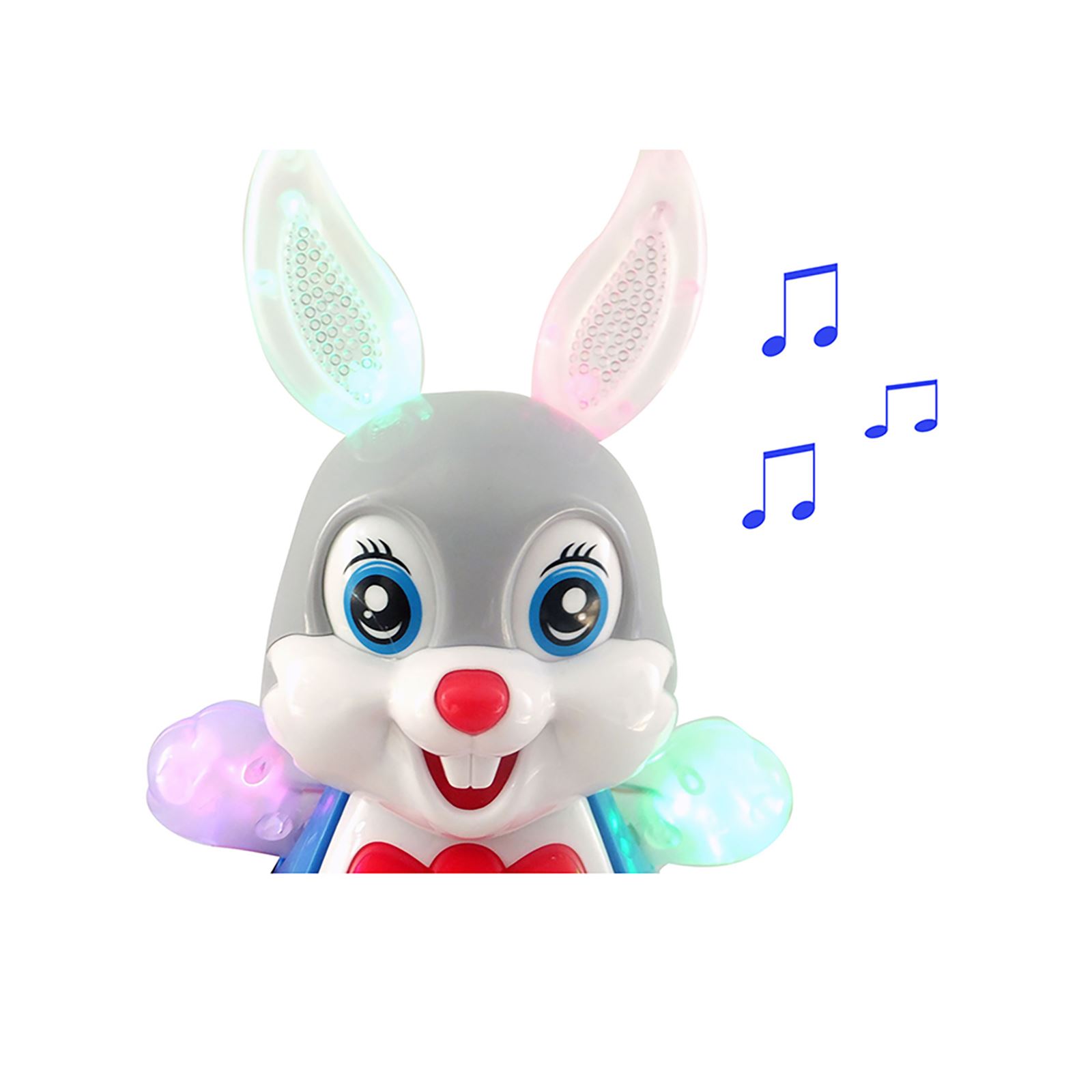 Can Oyuncak Pilli Işıklı Dansçı Tavşan Beyaz