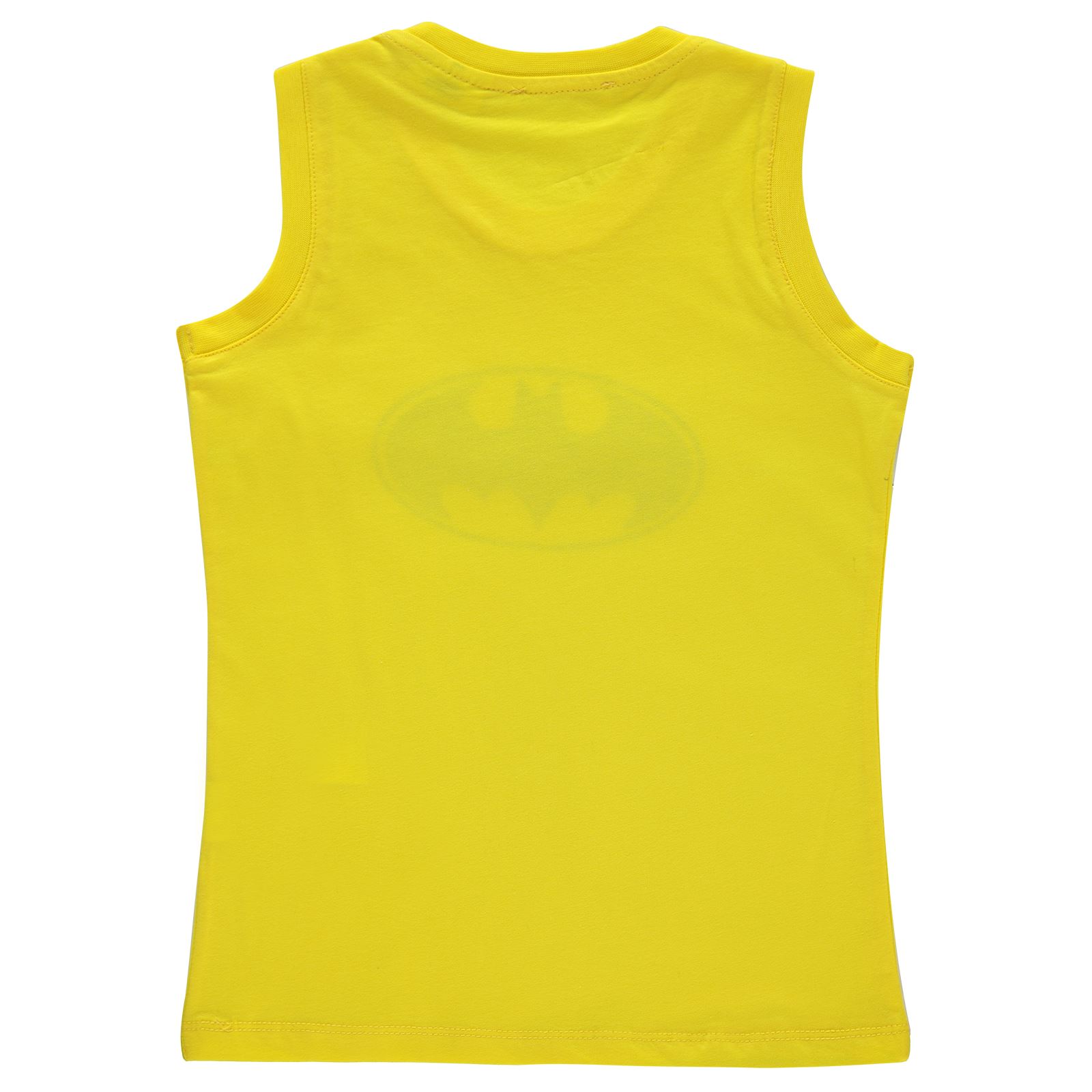 Batman Erkek Çocuk Tişört 6-9 Yaş Sarı