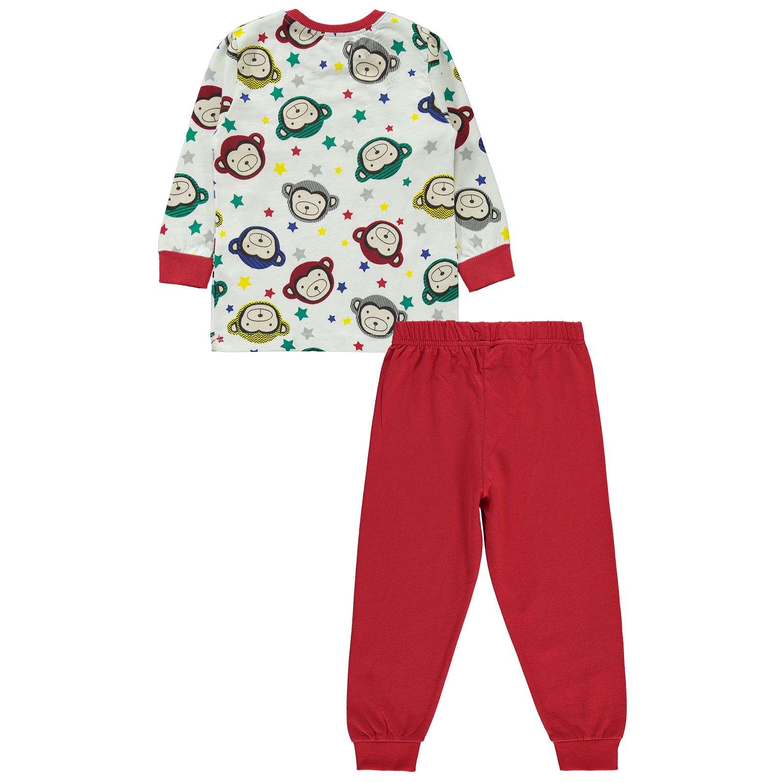 Civil Boys Erkek Çocuk Pijama Takımı 2-5 Yaş Kırmızı