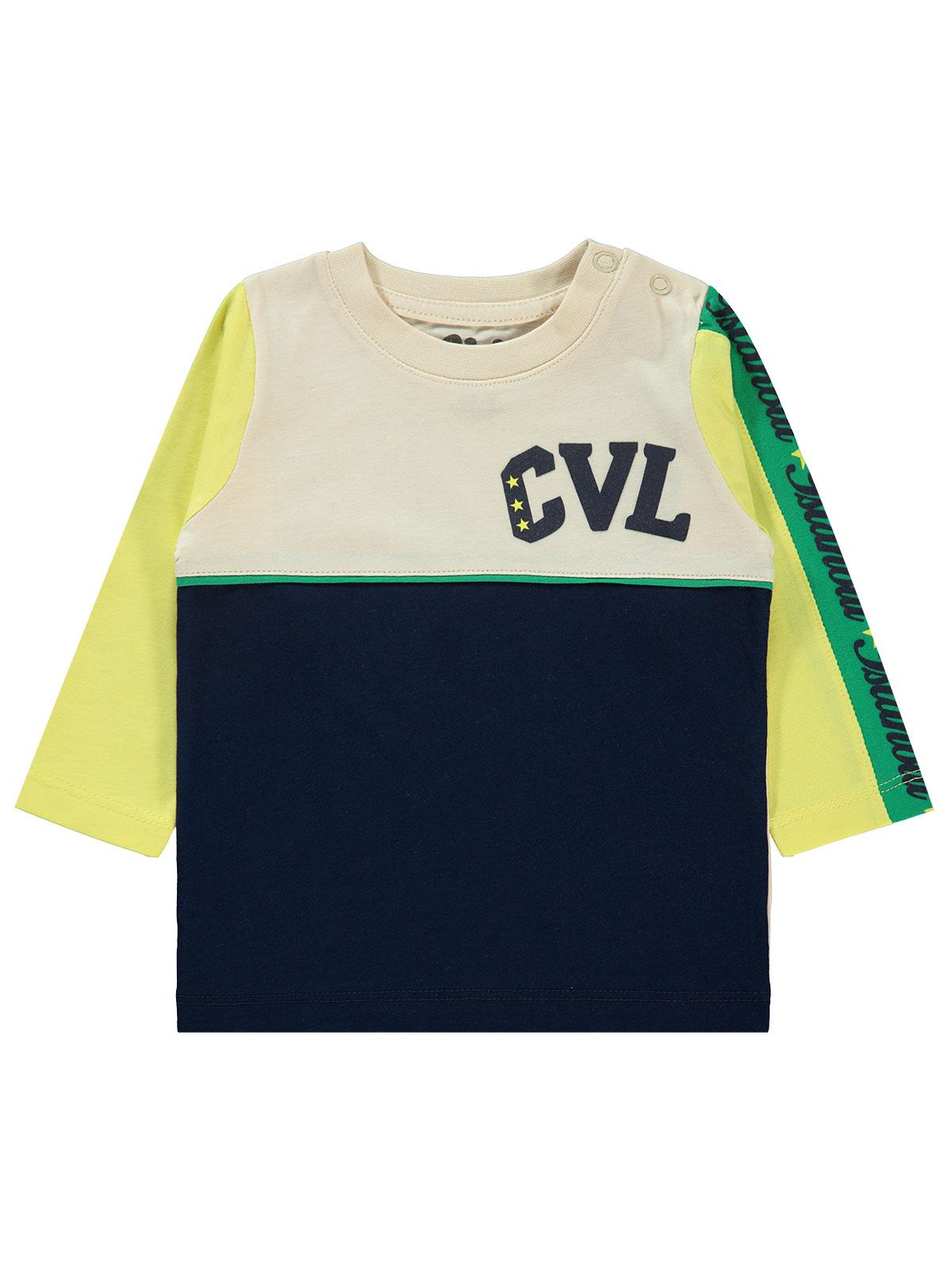 Civil Baby Erkek Bebek Sweatshirt 6-18 Ay Sarı