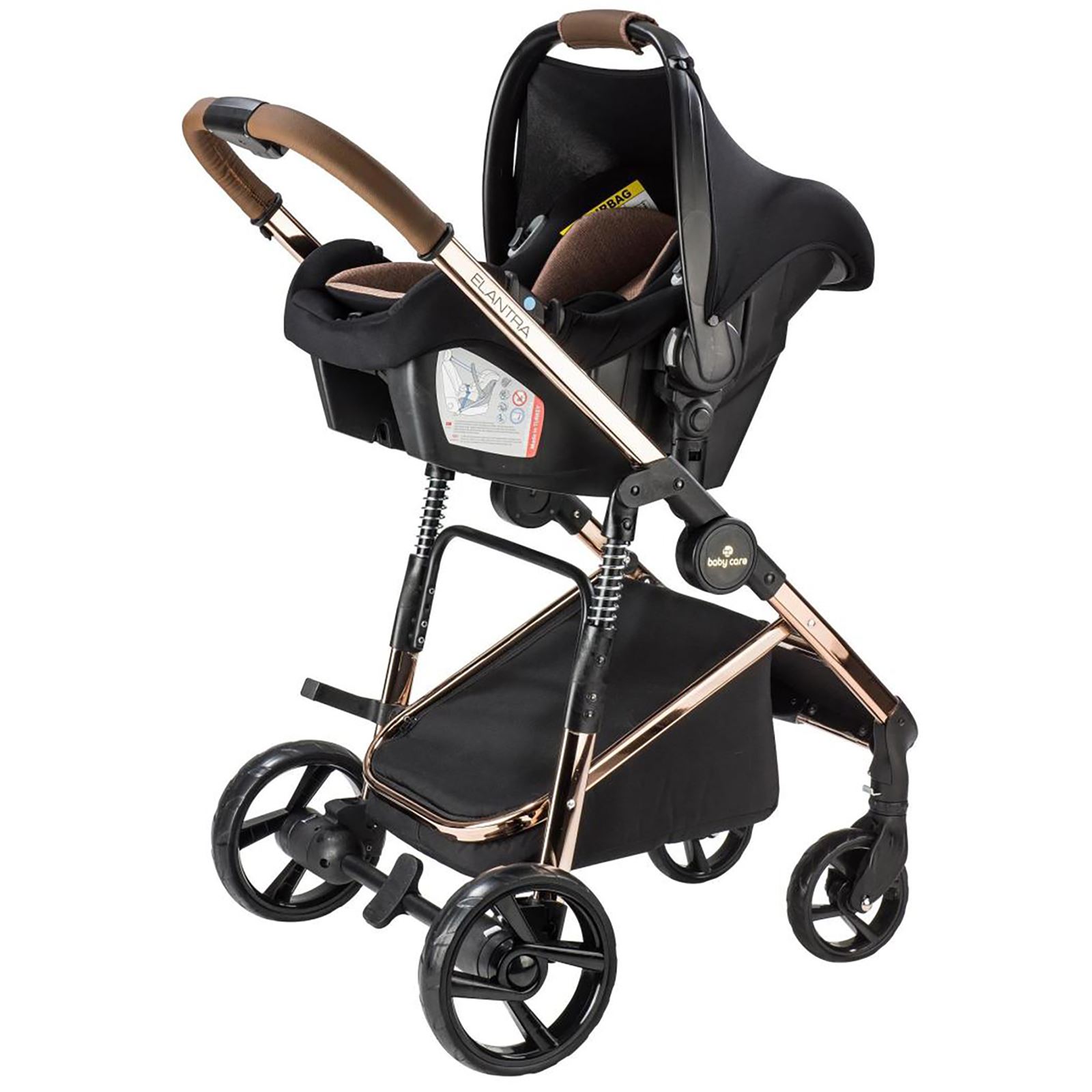 BabyCare Elantra Premium Travel Puset Sistem Bebek Arabası Kahve