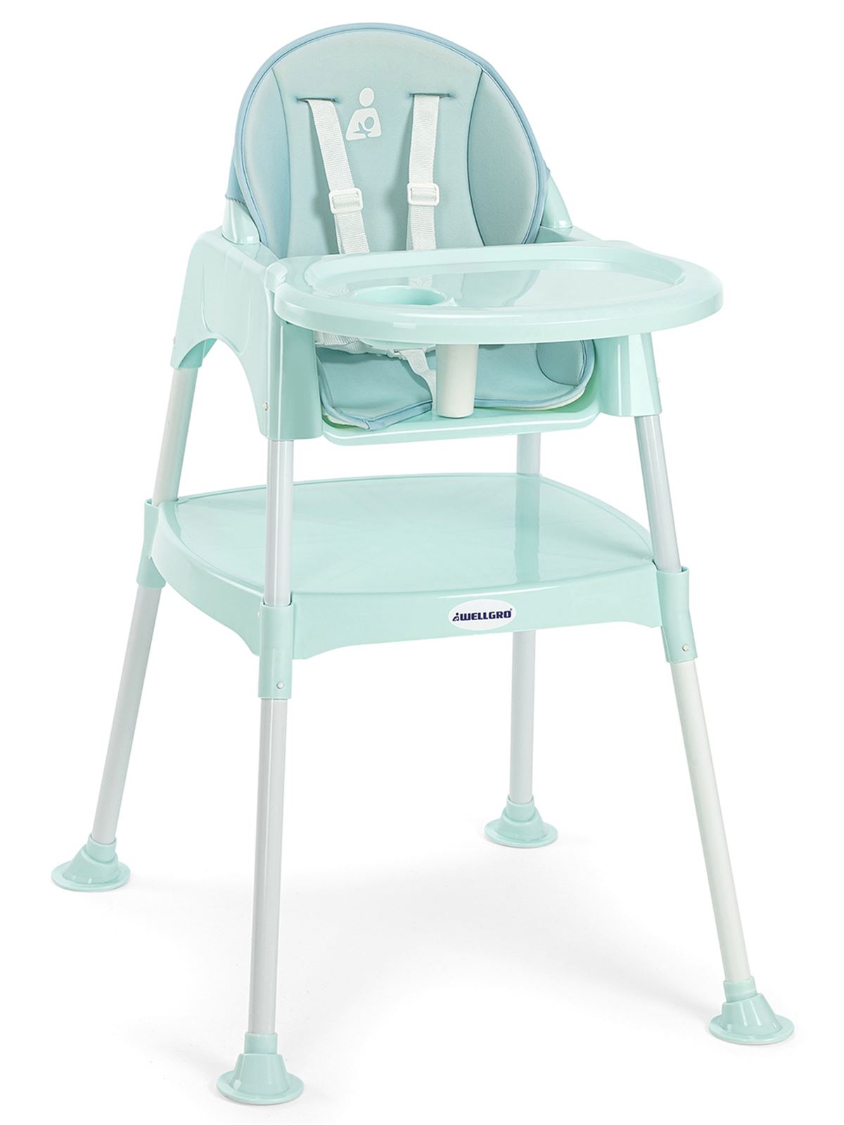 Wellgro Pretty 3 in1 Çalışma Masalı Mama Sandalyesi Mint Yeşili