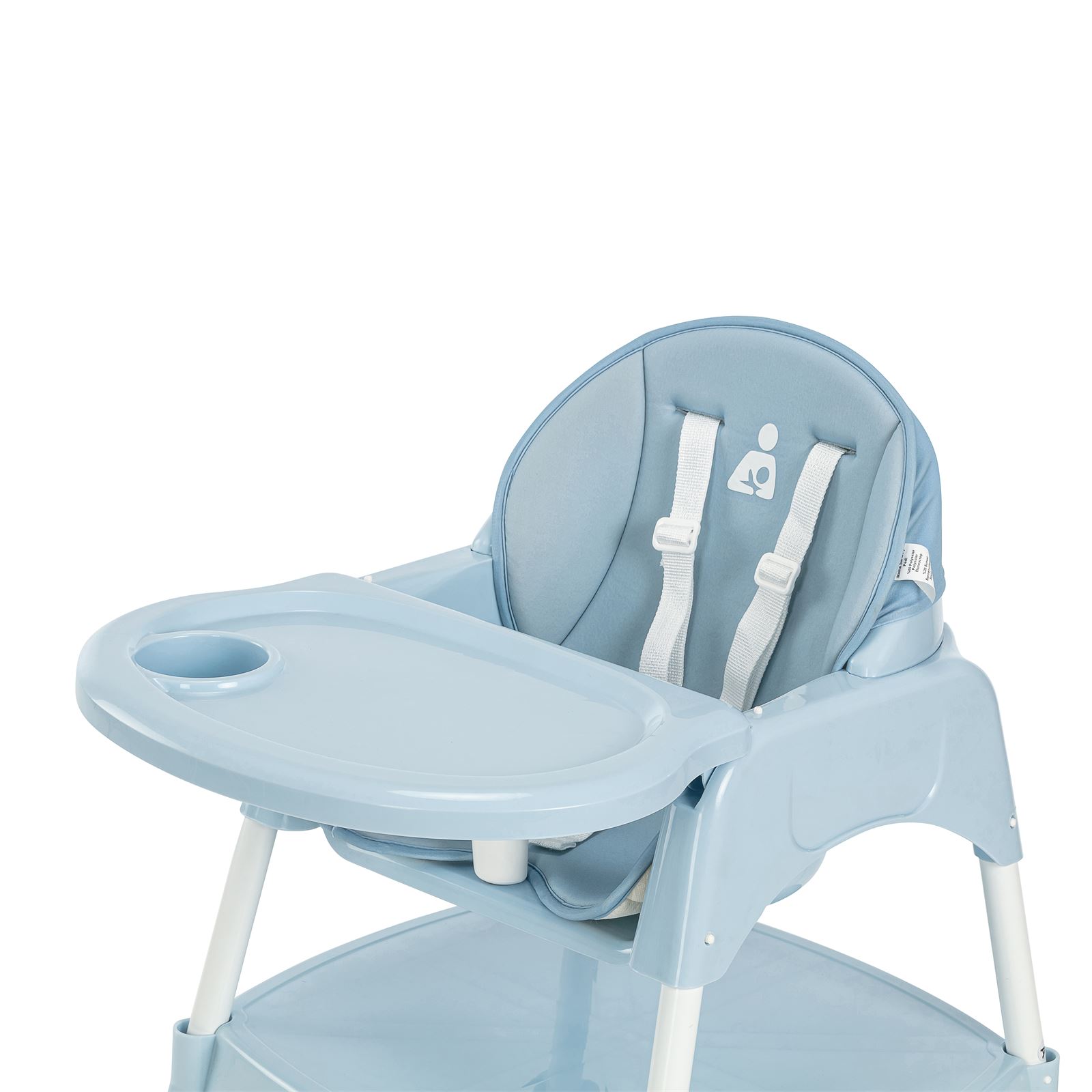Wellgro Pretty 3 in1 Çalışma Masalı Mama Sandalyesi Mavi